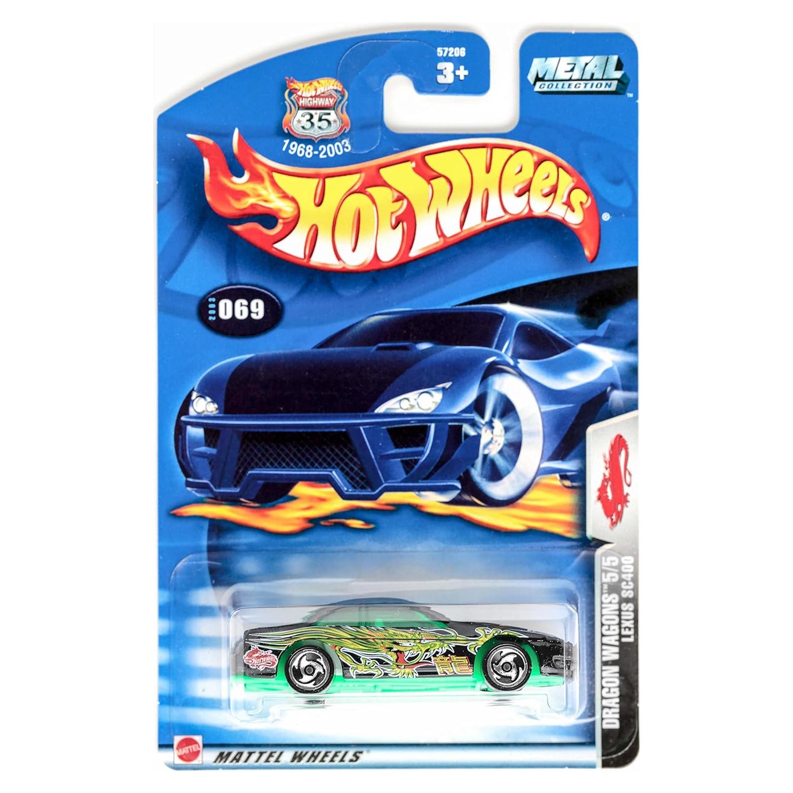 Hot Wheels Lexus SC400 Dragón Wagon 2003 1:64 Coche Coleccionable