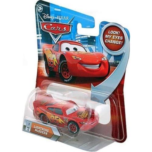 Auto Rayo McQueen Disney Pixar 1:55 Metal Fundido con Ojos Lenticulares