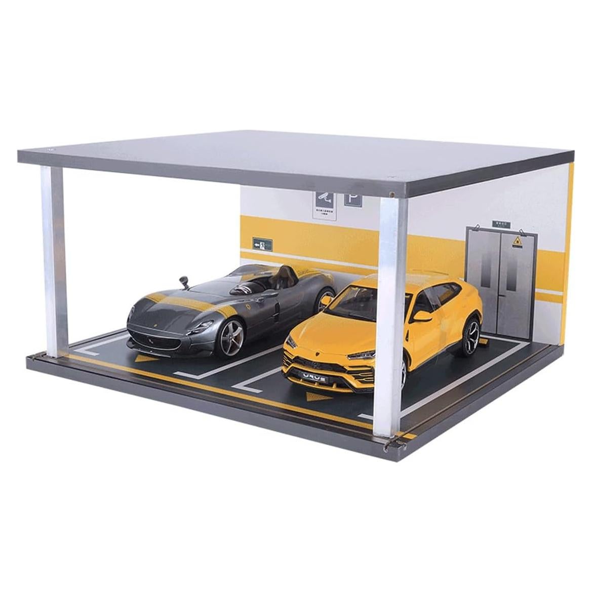 Exhibidor de Modelos de Coche CCYMLOA 1:18 con Luz LED