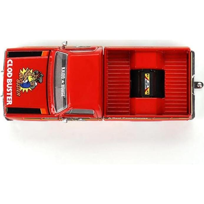 Coche Diecast Mini GT 1:64 Silverado CLOD BUSTER Naranja