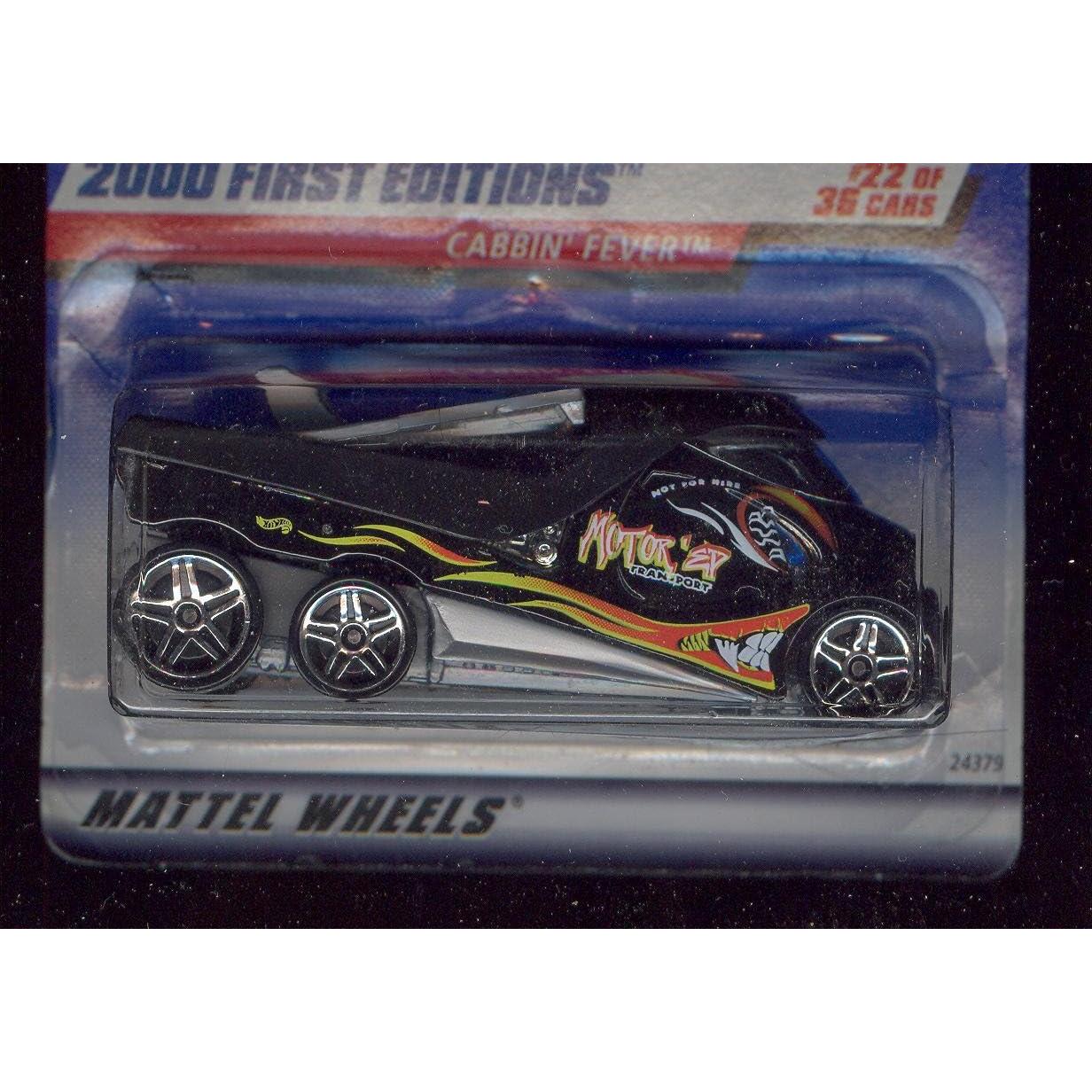 Hot Wheels CABBIN' Fever Negro 2000 Coleccionista 1:64