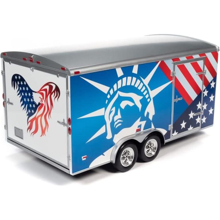 Remolque Cerrado 1:18 Acme AMM1284 con Rampa Trasera