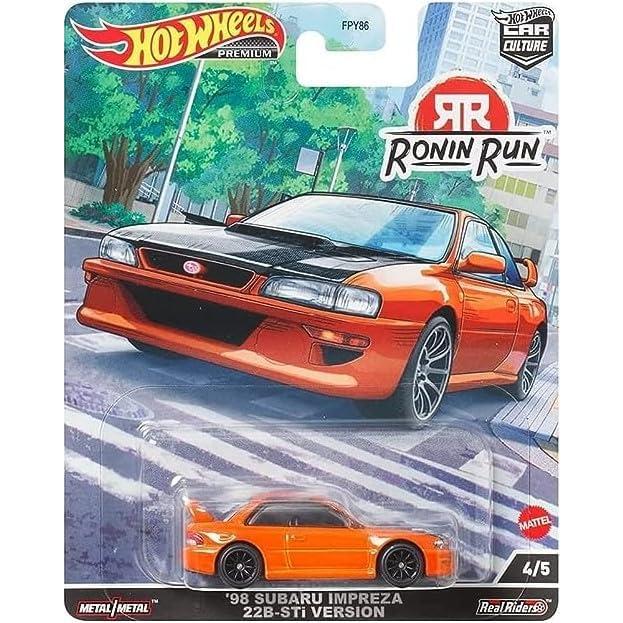 Conjunto 5 Hot Wheels Premium Ronin Run 1:64 Coleccionables