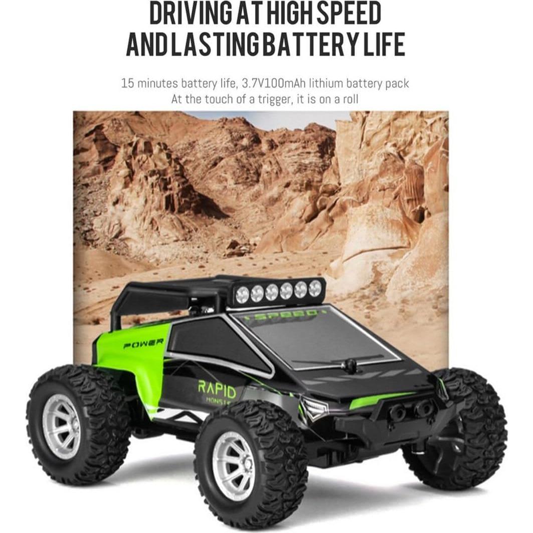 Coche RC Todo Terreno HOENTECH 1/32 20km/h Azul