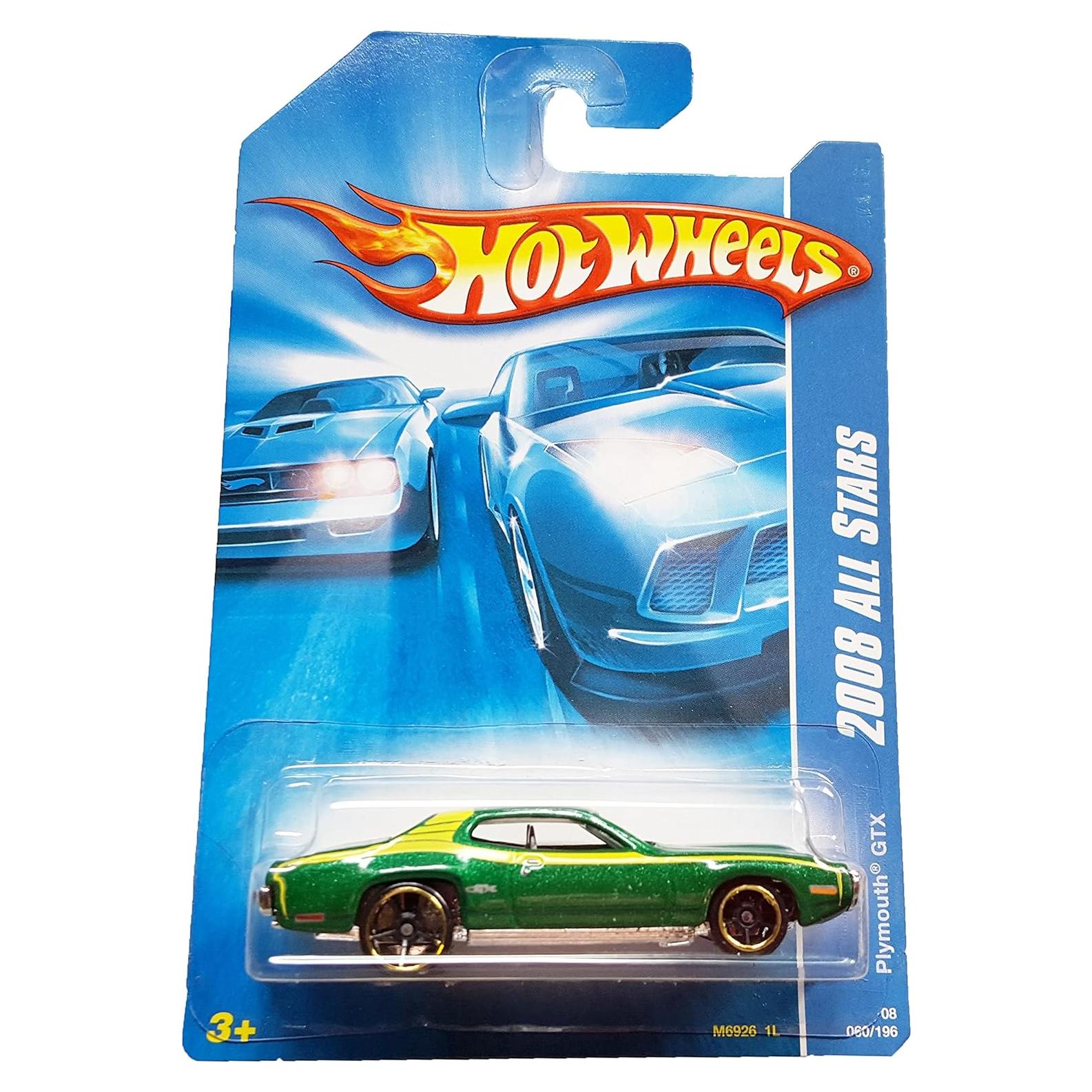 Auto de Colección Hot Wheels Plymouth GTX Verde 1:64