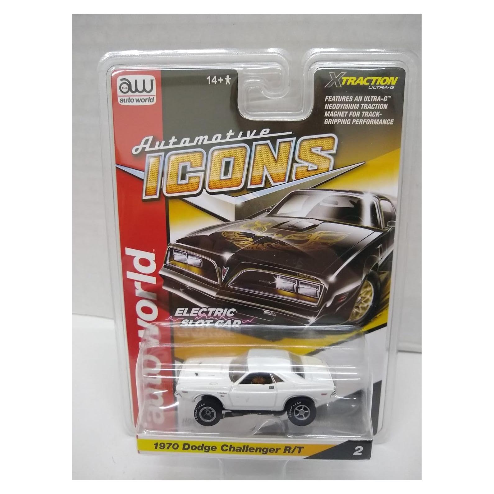 Coche de Slot Eléctrico Auto World Challenger R/T 1970 Escala HO