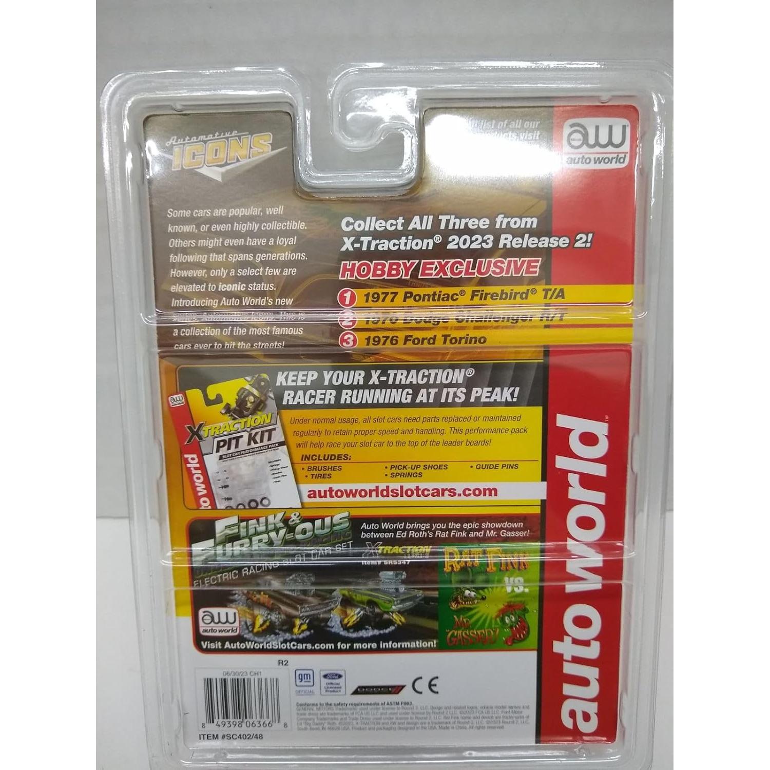 Coche de Slot Eléctrico Auto World Challenger R/T 1970 Escala HO