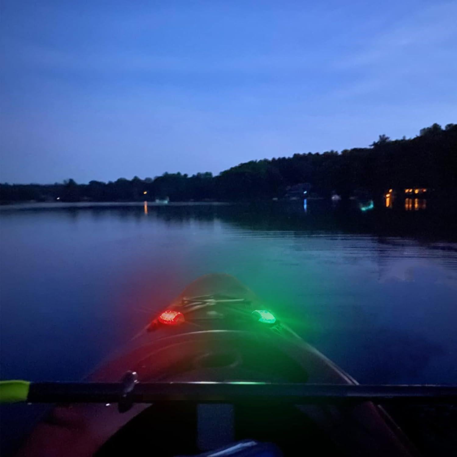 4 Luces LED de Navegación Amzonly para Kayak y Barco