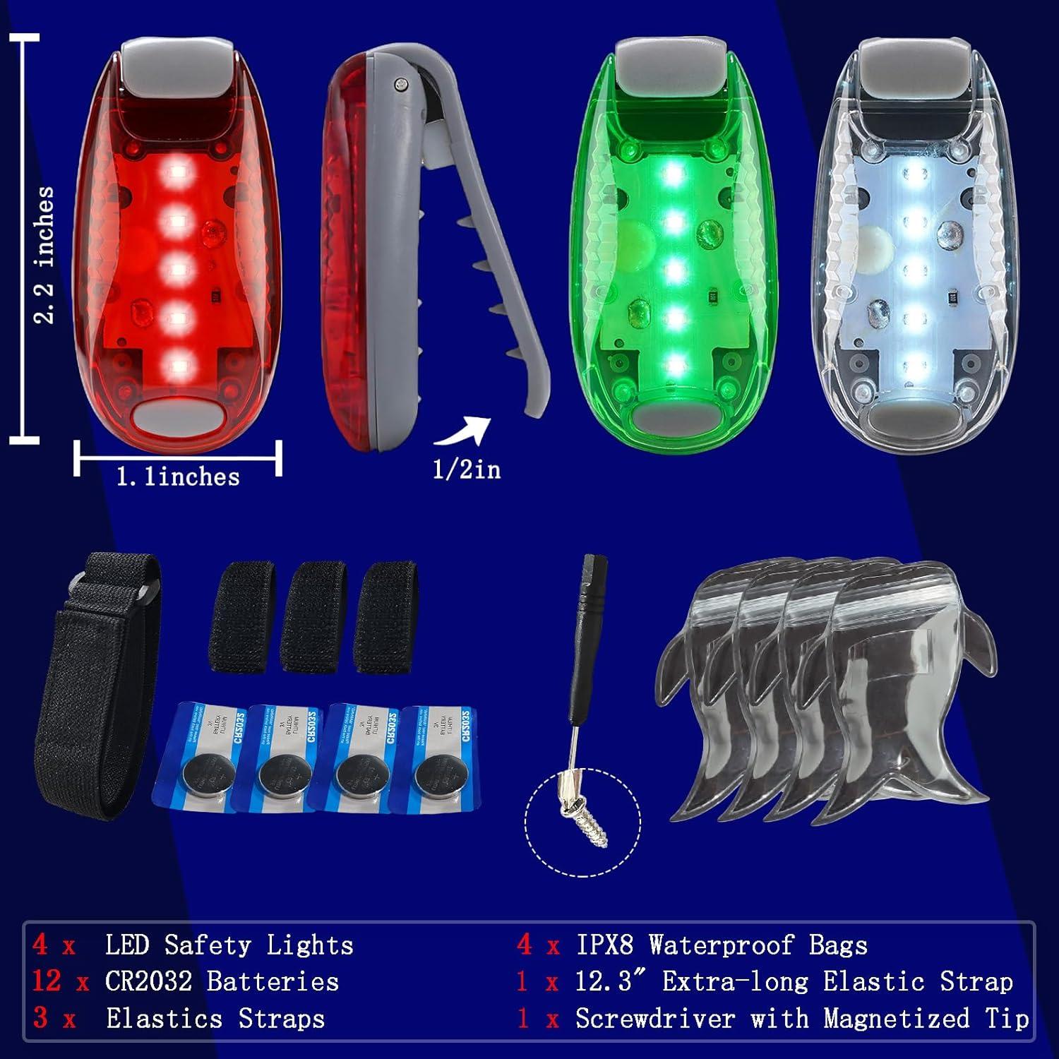4 Luces LED de Navegación Amzonly para Kayak y Barco