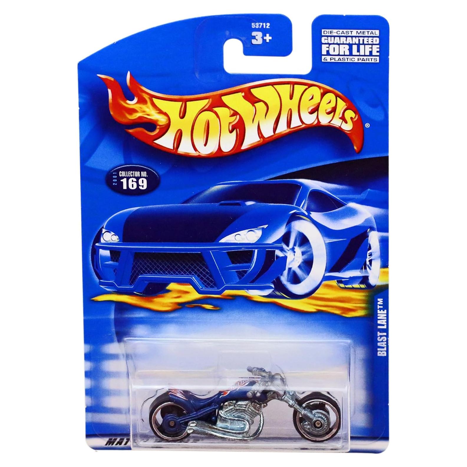 Hot Wheels Motocicleta Blue Blast Lane 1:64 Coleccionista 2001