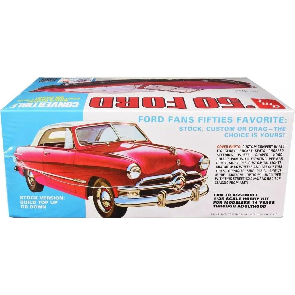 Kit de Modelo Ford Convertible 1950 AMT 1:25 199 Piezas
