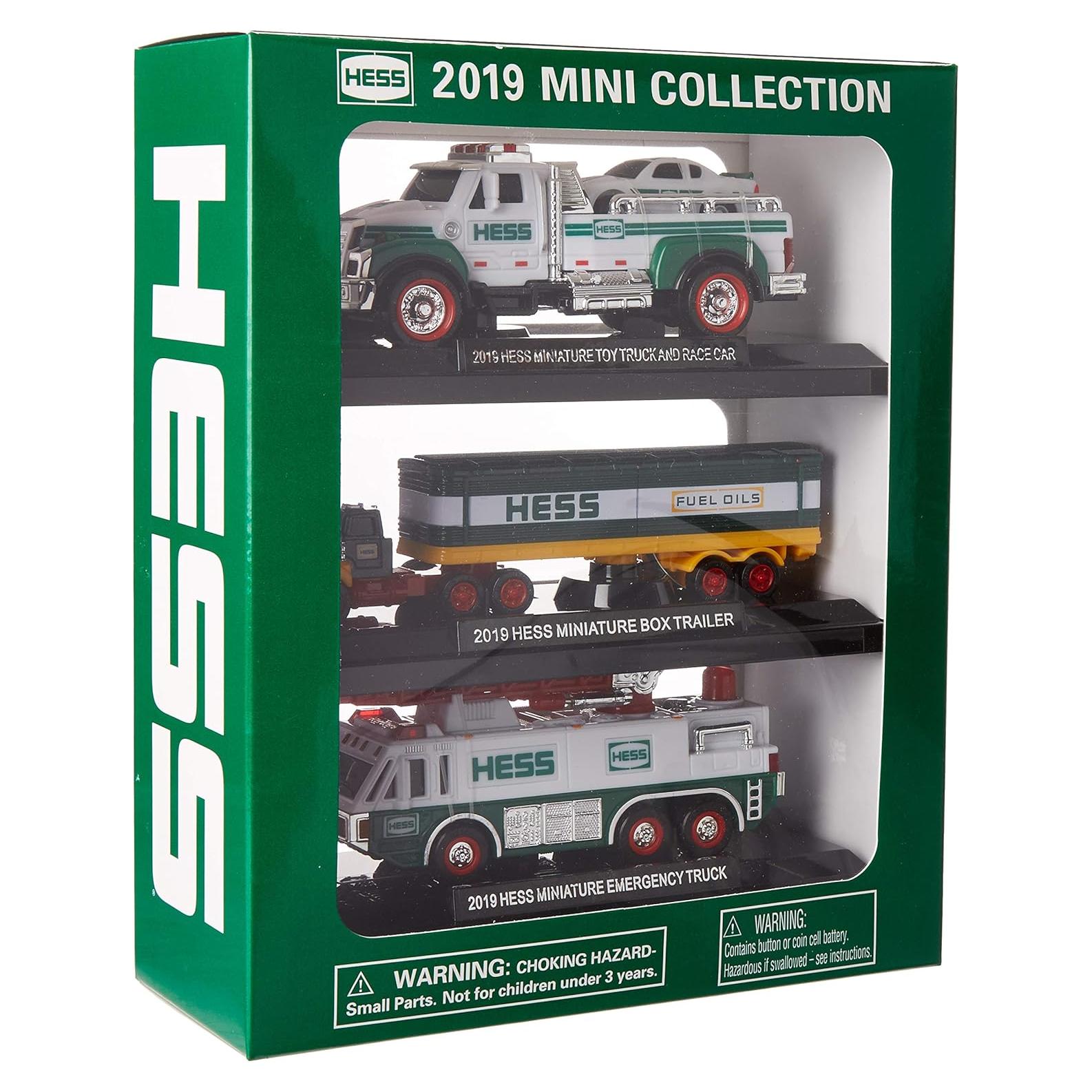 Colección Mini Camiones Hess 2019 - 3 Réplicas Detalladas