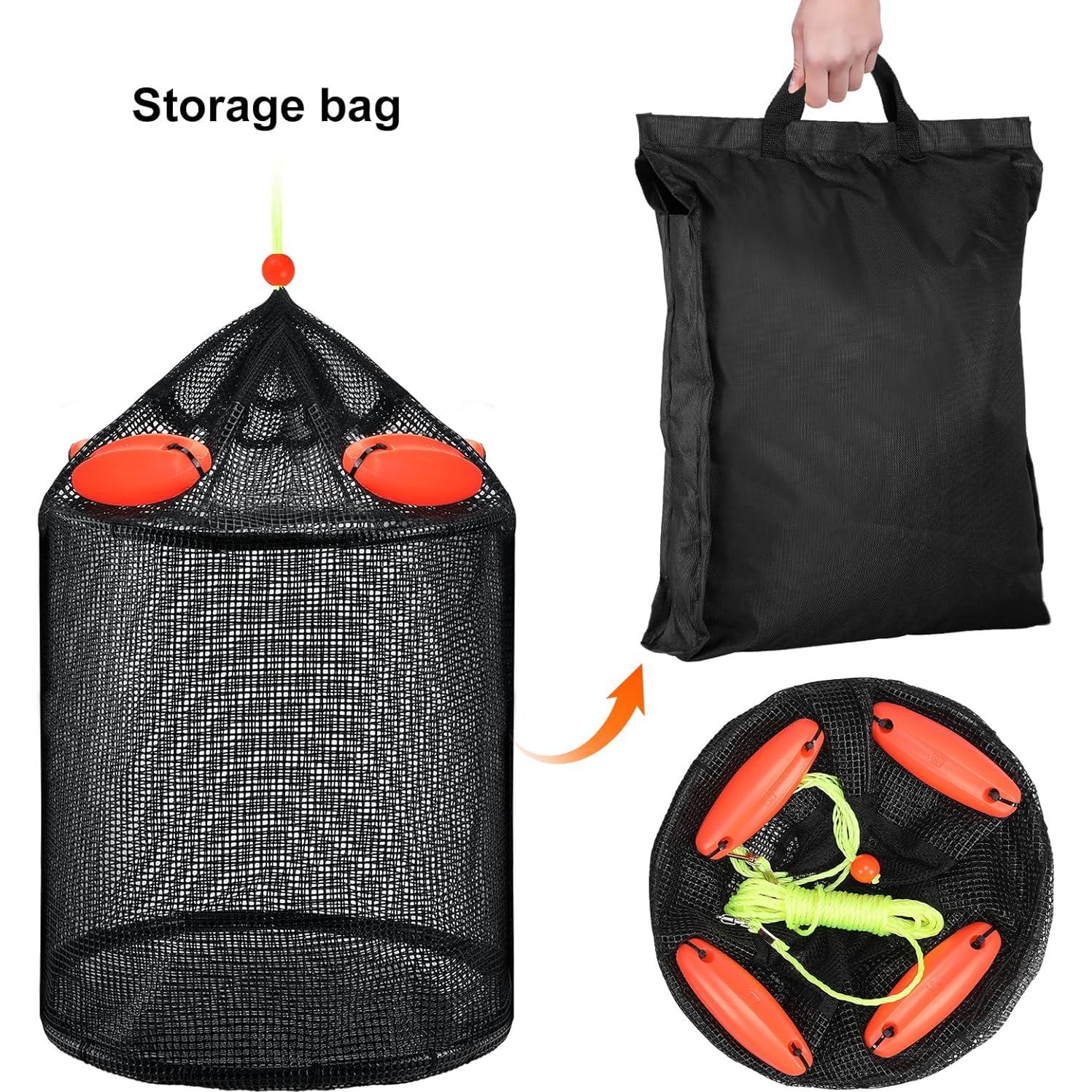 Cesta Flotante Plegable ZenWidea 33x41 cm para Pesca