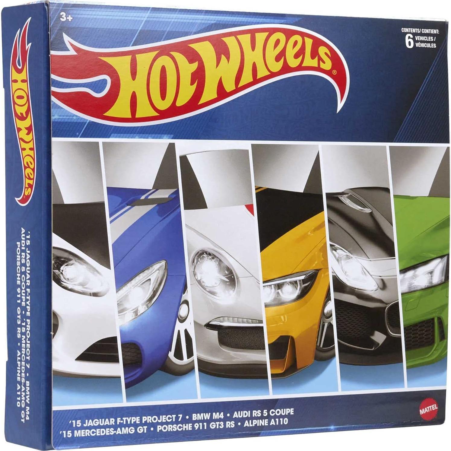 Multipack Hot Wheels 6 Coches Juguete Escala 1:64