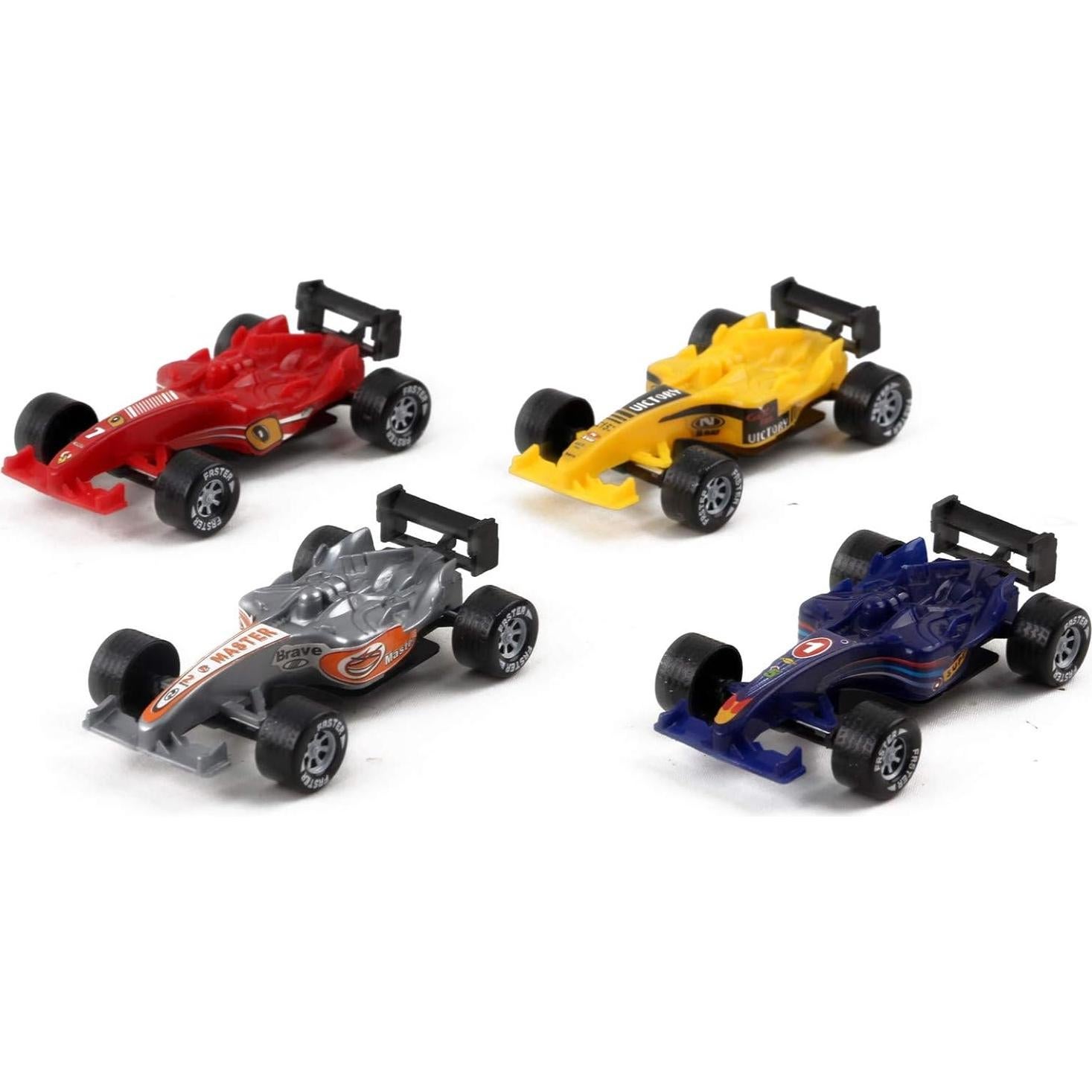 Camión Semirremolque Juguete Vokodo con 4 Autos F1 1:32