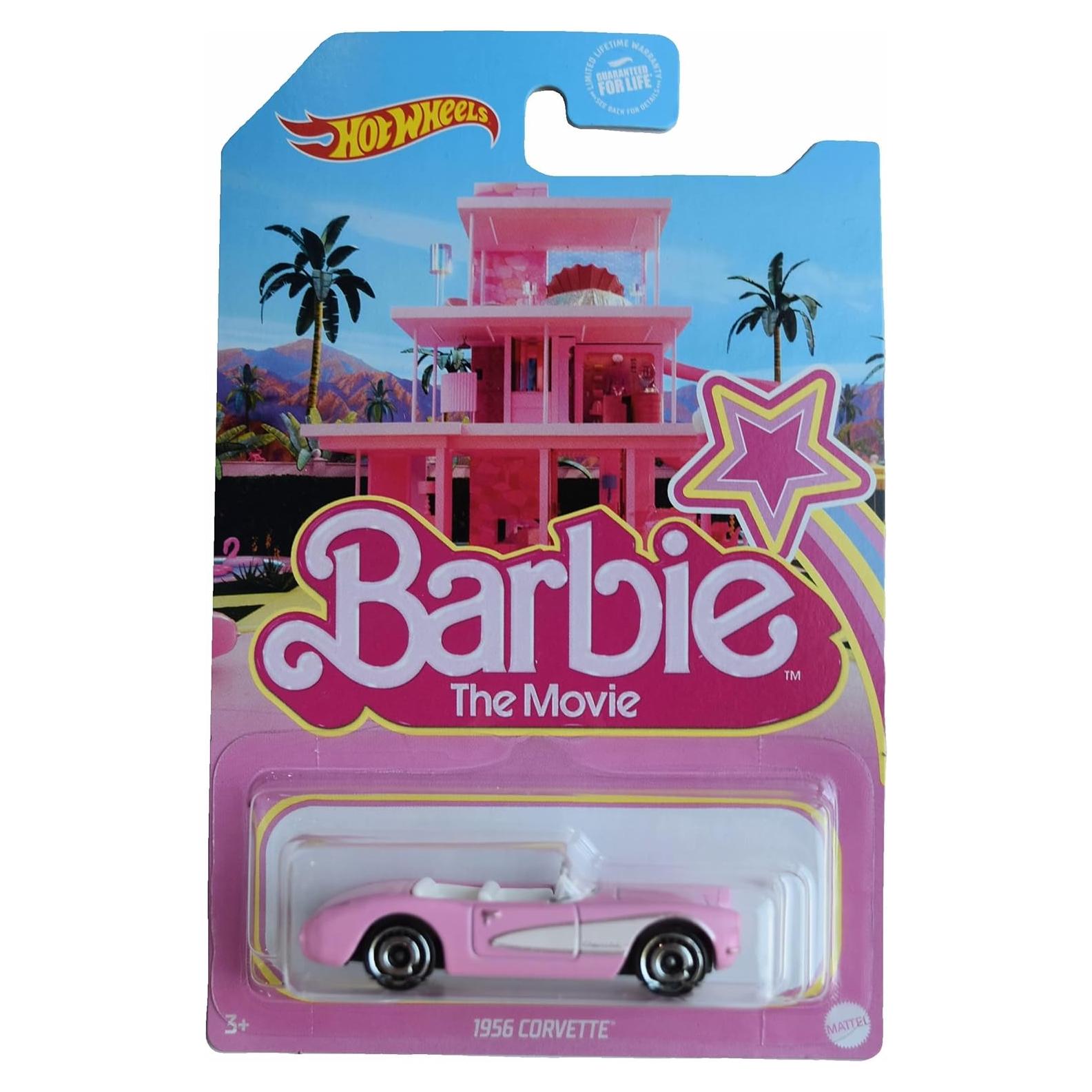 Coche de Colección Hot Wheels Barbie Corvette 1956 Die-Cast