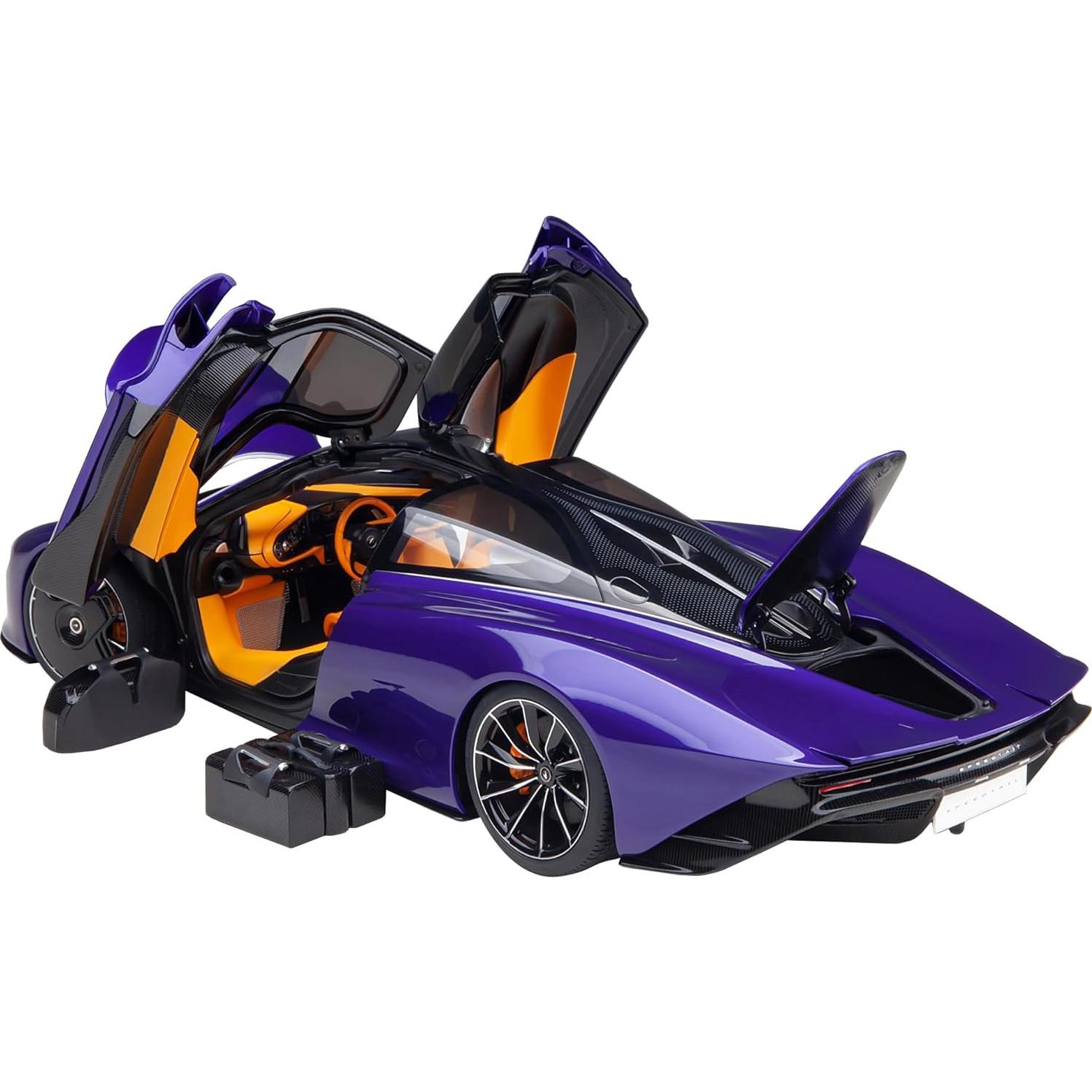 Modelo de Coche McLaren Speedtail 1/18 Autoart Lantana Purple