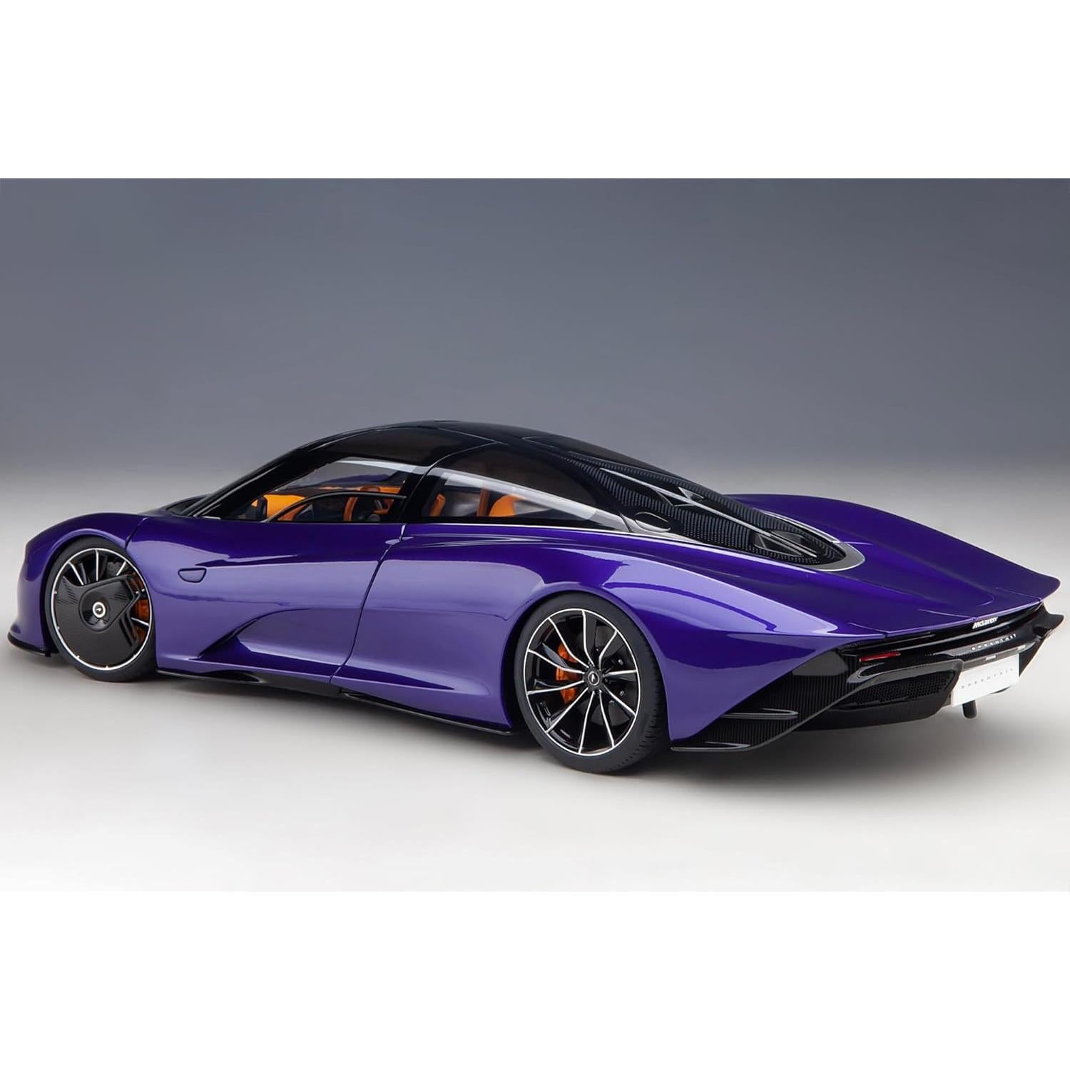 Modelo de Coche McLaren Speedtail 1/18 Autoart Lantana Purple