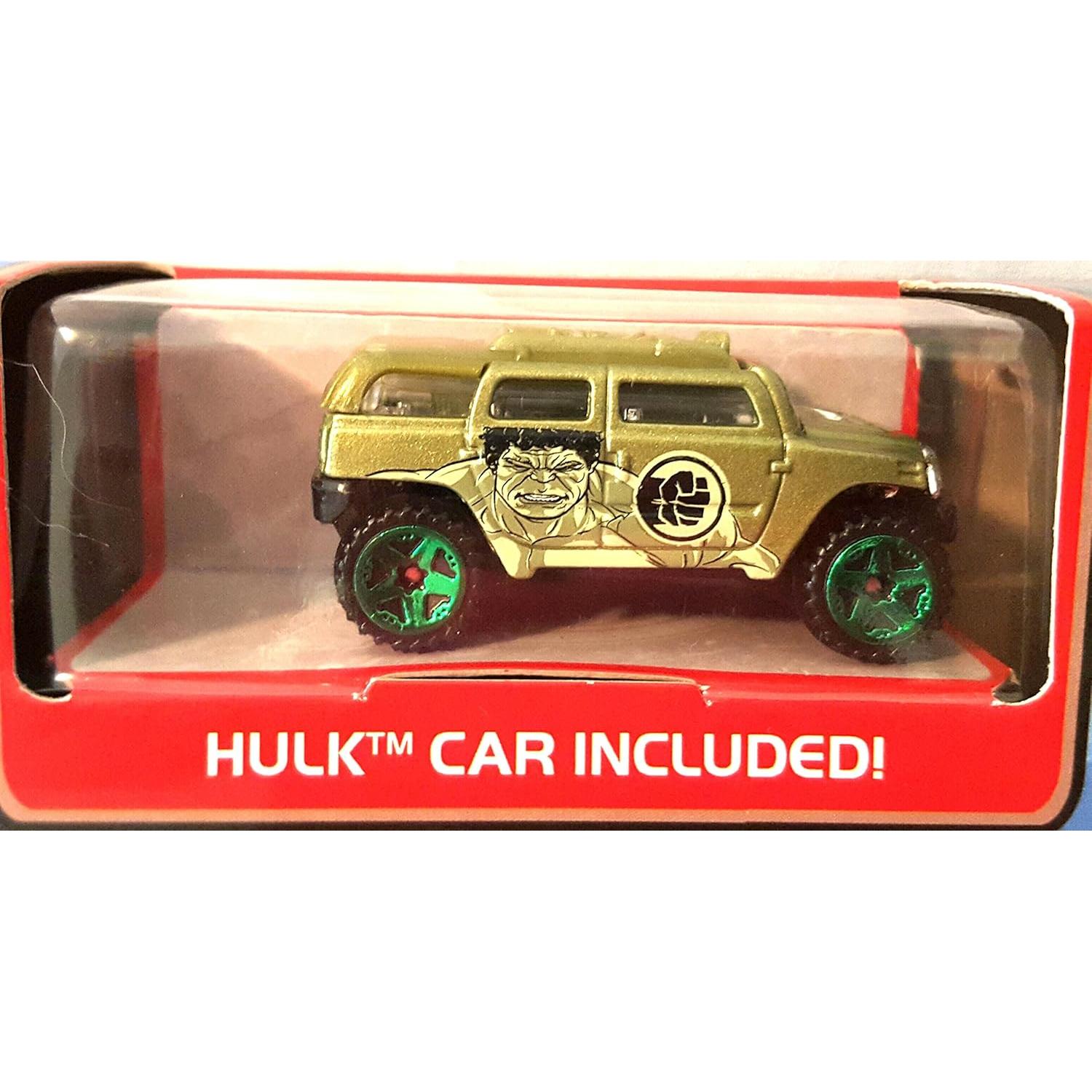 Hot Wheels Marvel Hulk Ataque Aplastante 1:64 con Edificios