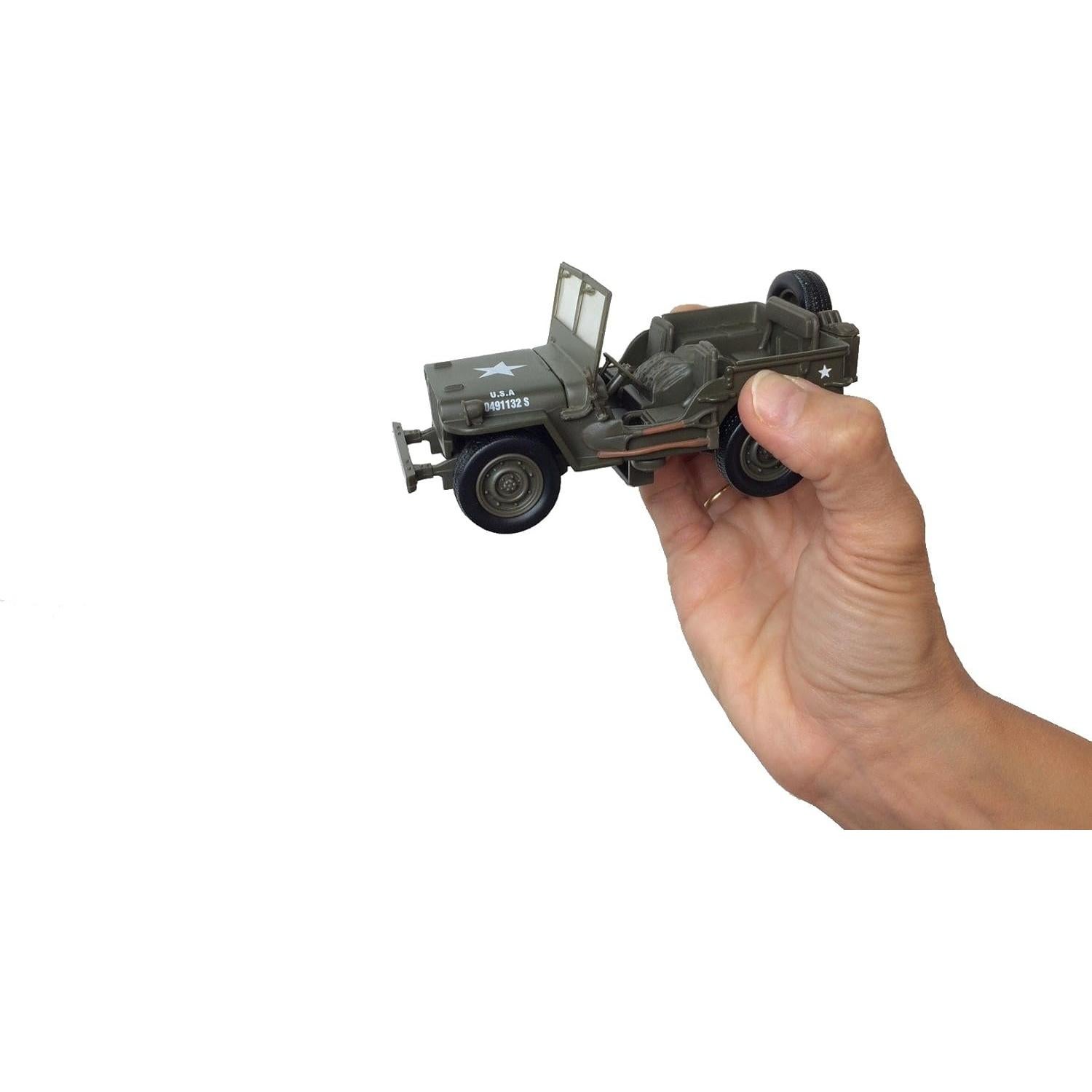 Modelo a Escala Jeep Willys NewRay 1:32 Verde