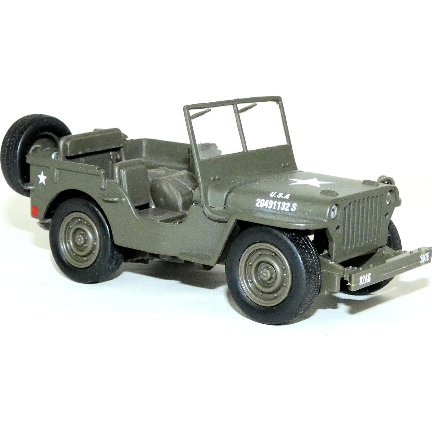 Modelo a Escala Jeep Willys NewRay 1:32 Verde