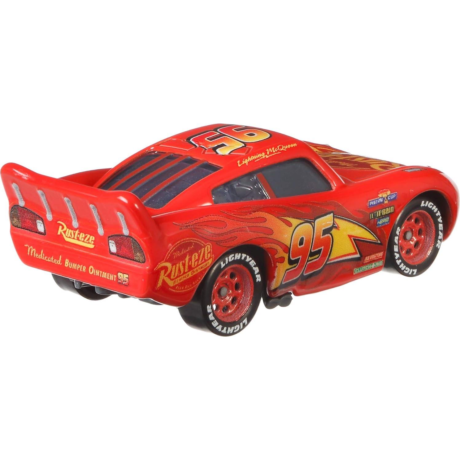 Disney Cars Toys Charlie Checker and Lightning McQueen 2-Pack Storytelling Toy