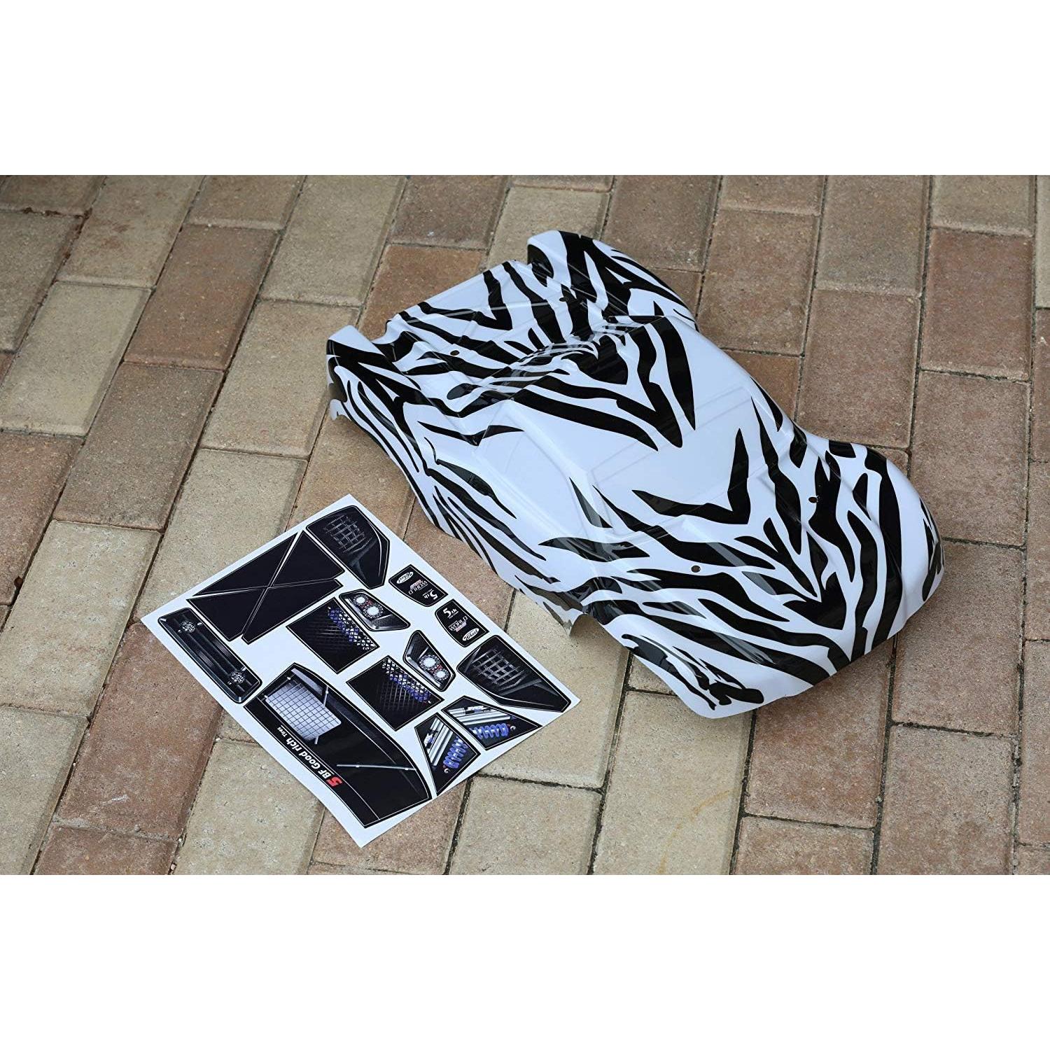 Cuerpo Reemplazo SummitLink Estilo Cebra 1/10 para RC