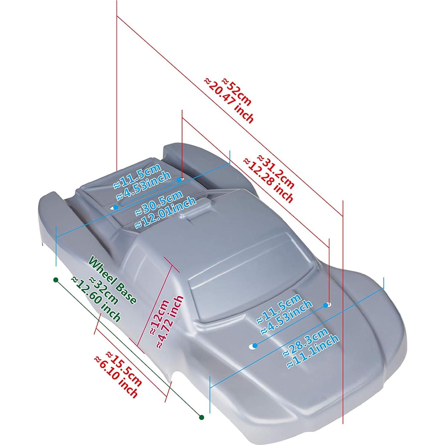 Cuerpo Reemplazo SummitLink Estilo Cebra 1/10 para RC
