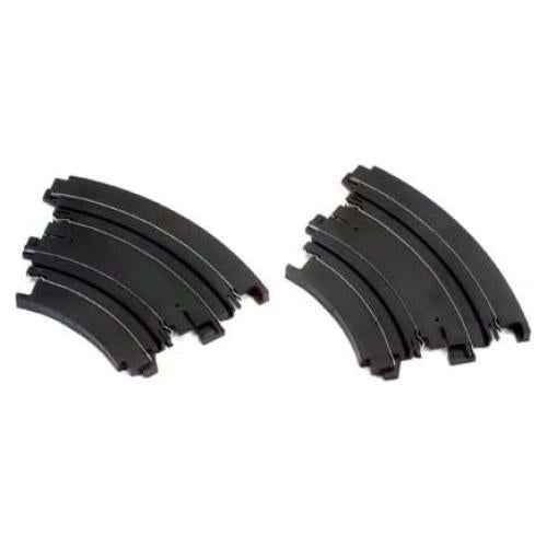 AFX Pista Slot Car Curva 1/8 Círculo 45° - 2 Piezas