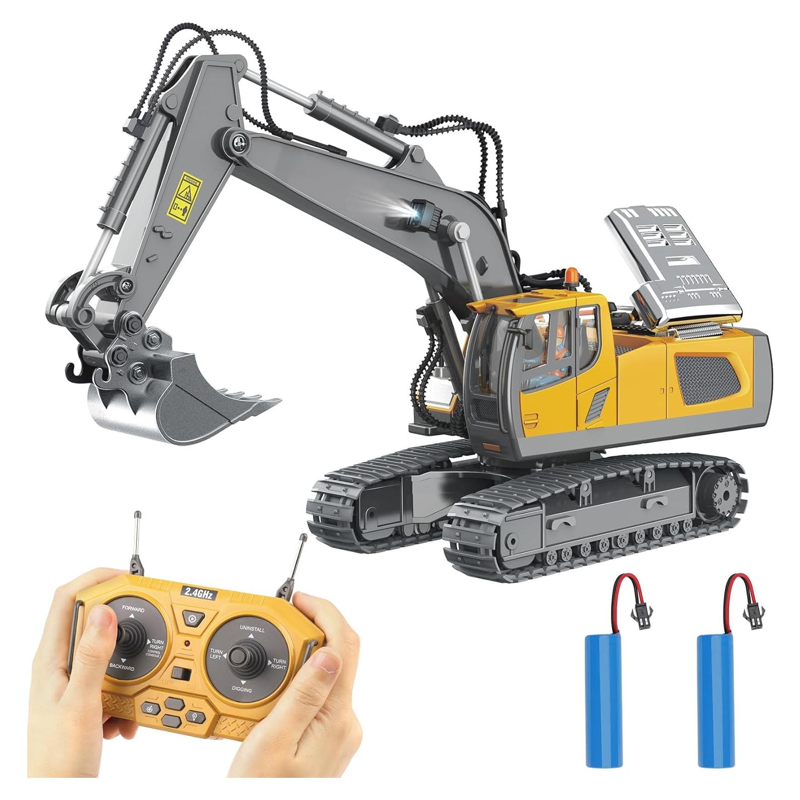 Excavadora RC PREPOP 2.4Ghz para Niños 6-12 Años