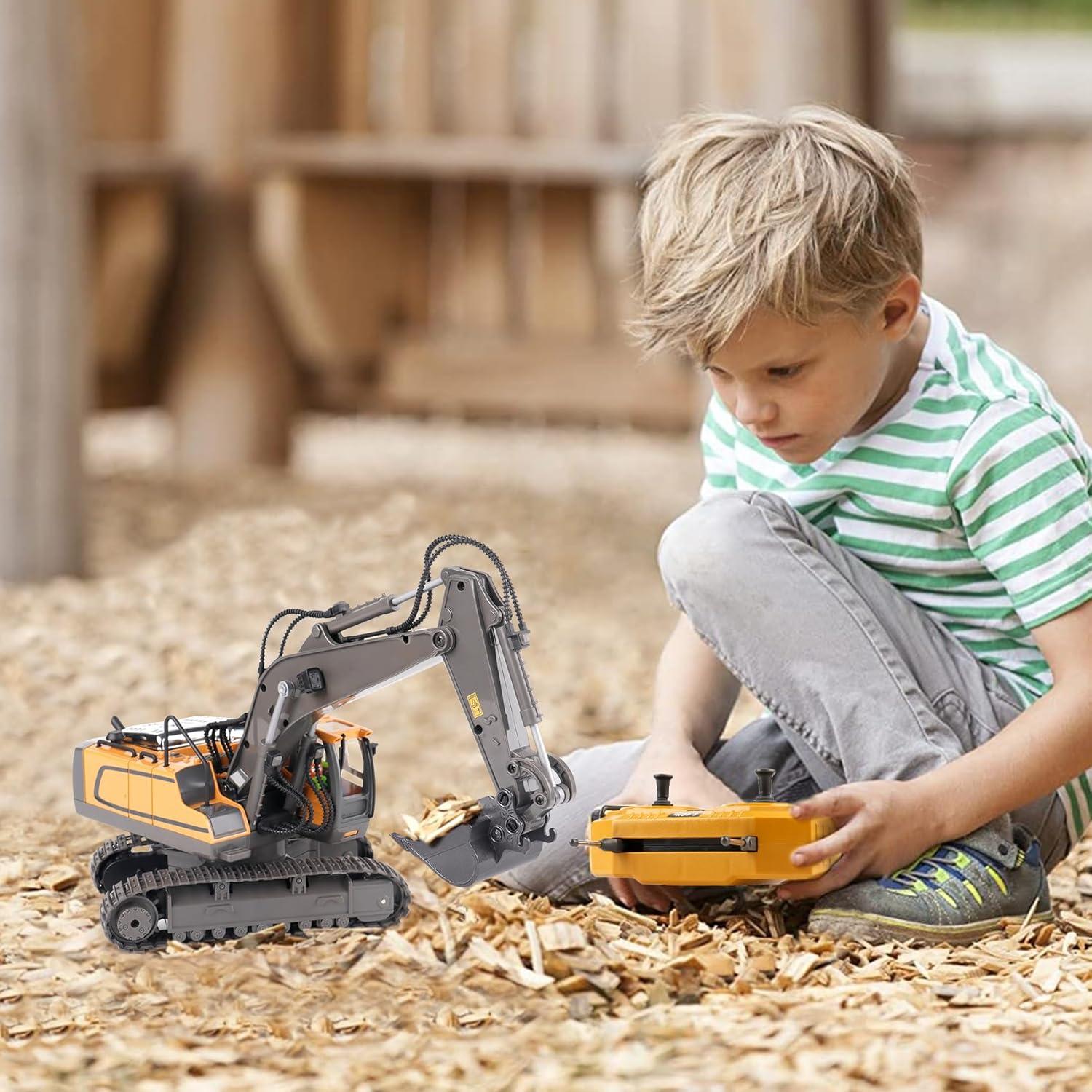 Excavadora RC PREPOP 2.4Ghz para Niños 6-12 Años