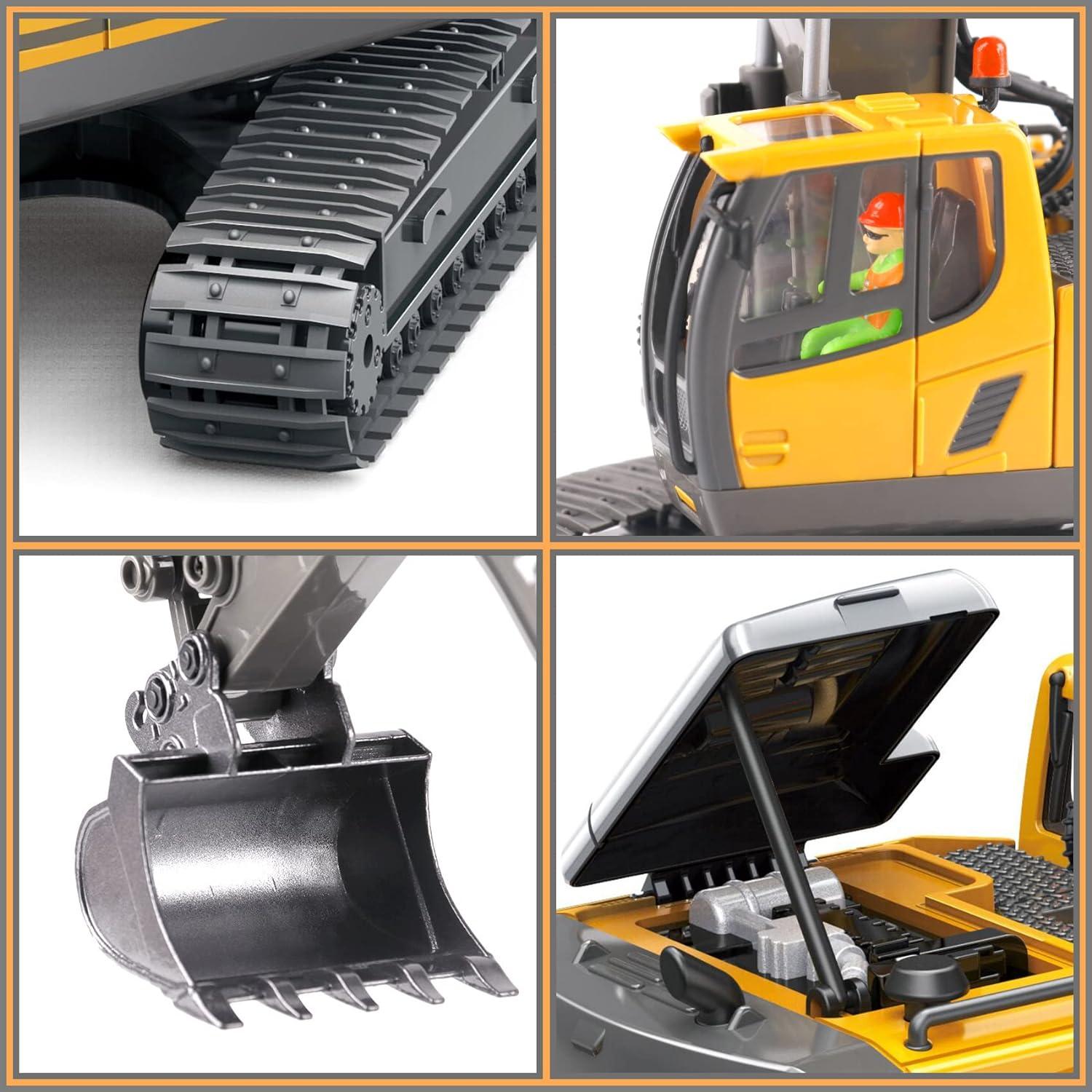 Excavadora RC PREPOP 2.4Ghz para Niños 6-12 Años