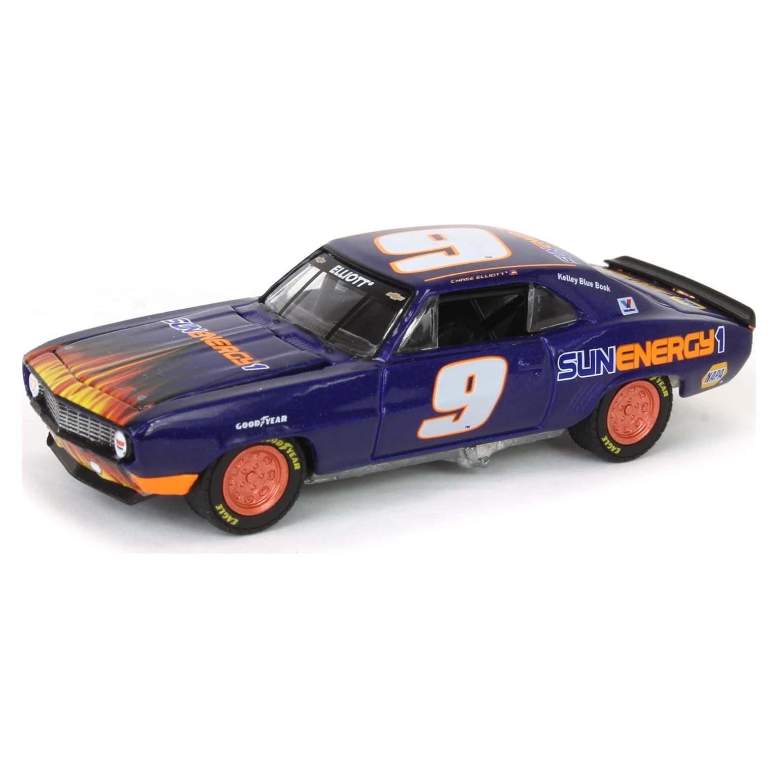 Coche Diecast 1969 Chase Elliott 1/64 Metalizado Púrpura