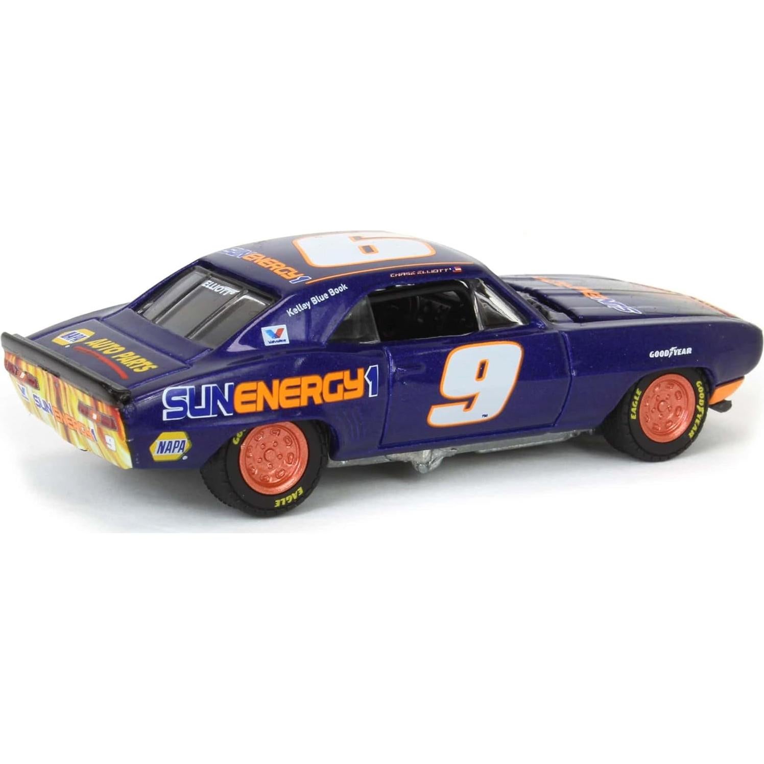 Coche Diecast 1969 Chase Elliott 1/64 Metalizado Púrpura