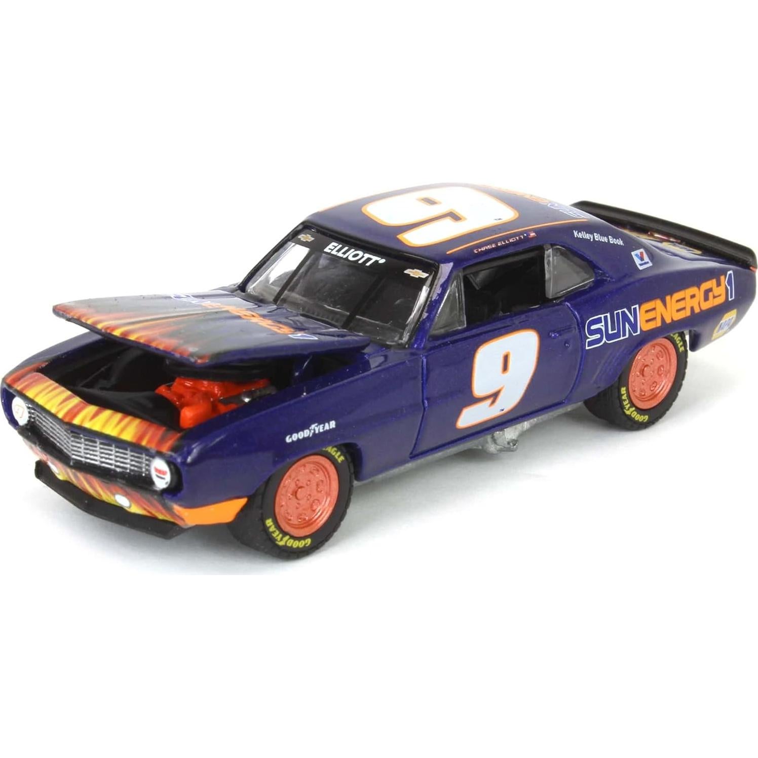 Coche Diecast 1969 Chase Elliott 1/64 Metalizado Púrpura