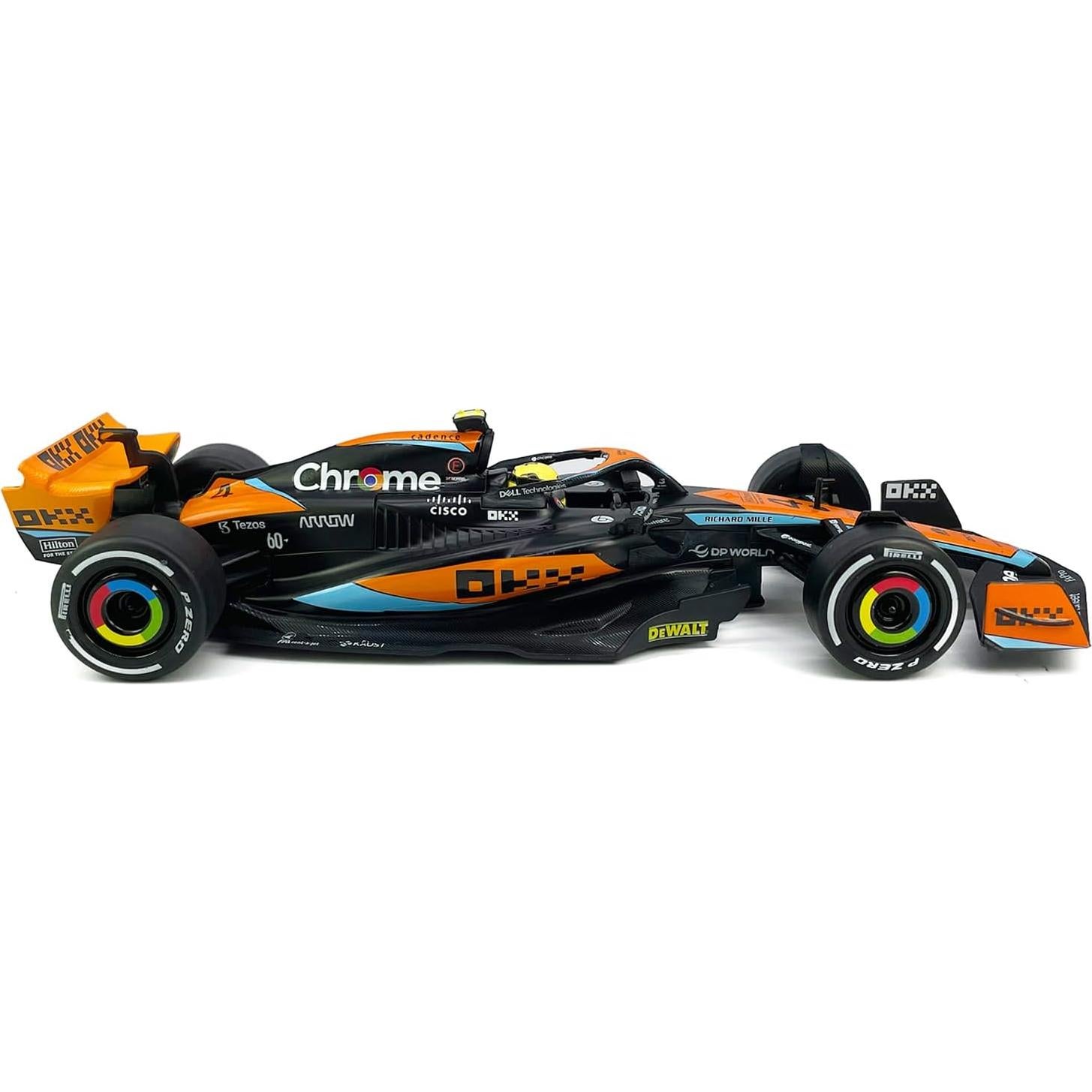Coche de Juguete F1 McLaren MCL60 Escala 1:24 Metal Negro