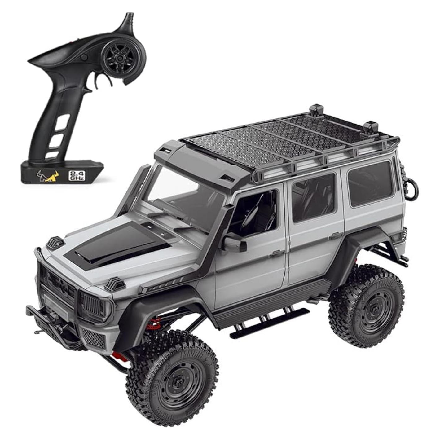 Coche RC MN 86S 4WD 1/12 Control Remoto Todo Terreno Gris