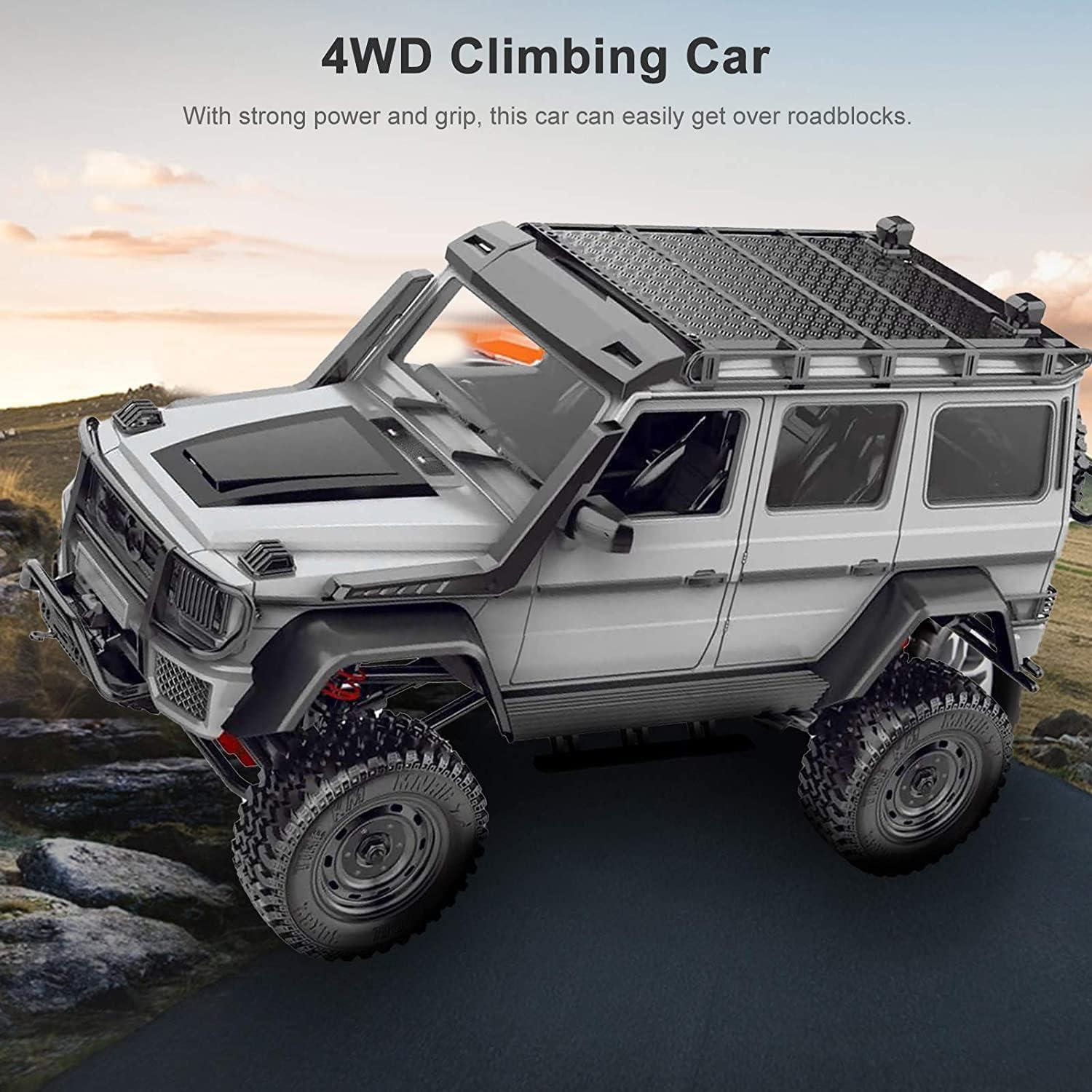 Coche RC MN 86S 4WD 1/12 Control Remoto Todo Terreno Gris