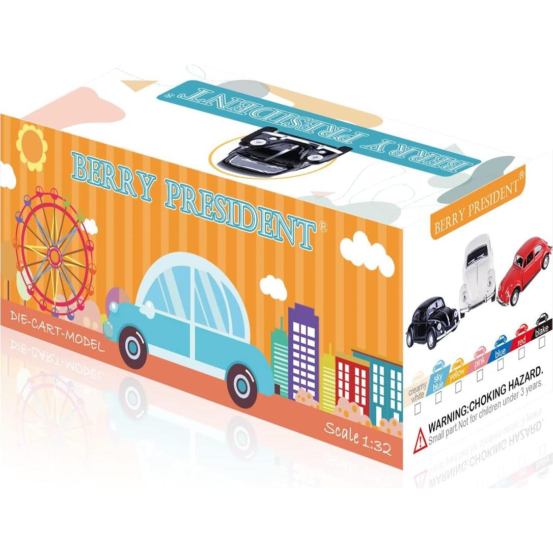 Coche Escarabajo Clásico Berry President 1/32 Beige