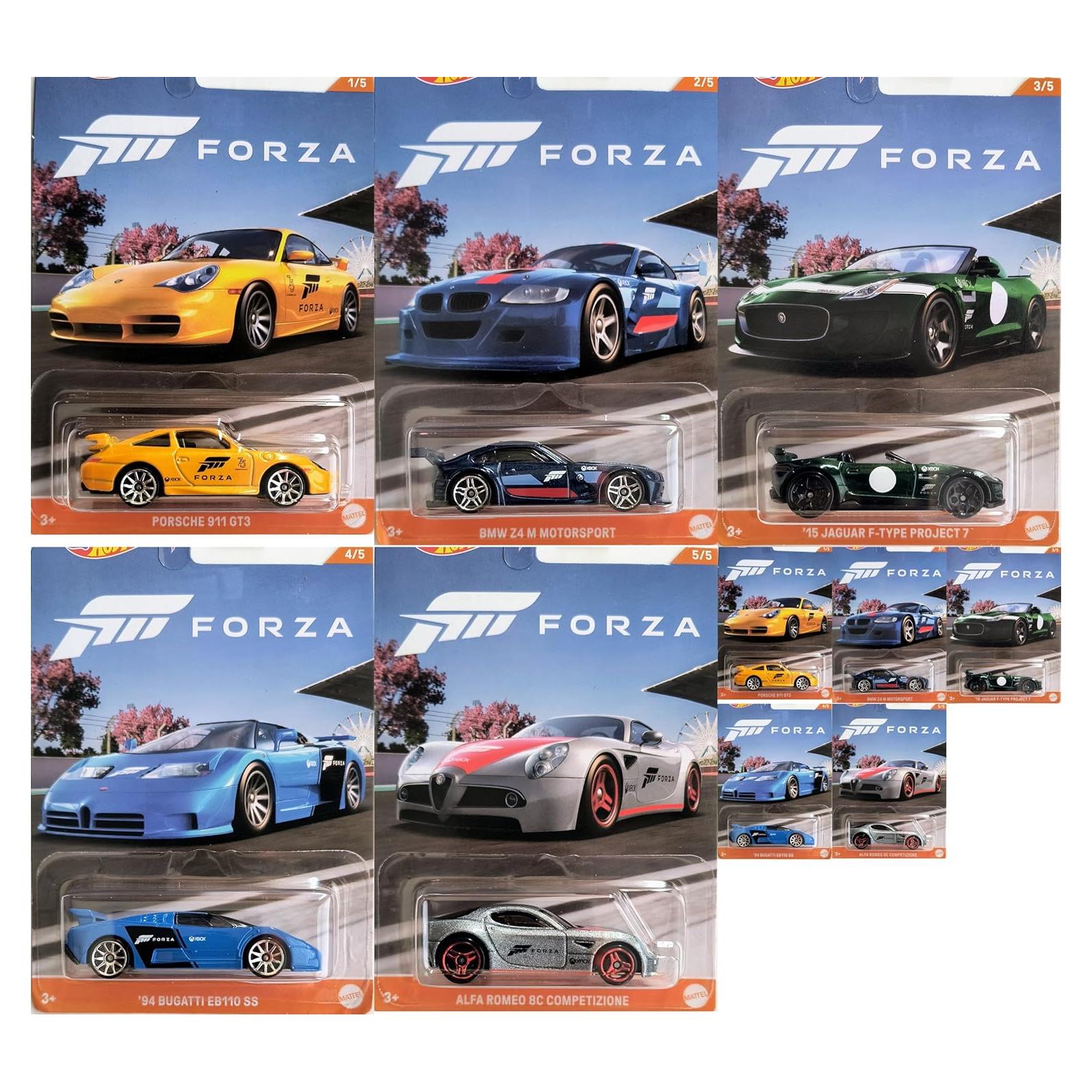 Hot Wheels Forza Conjunto de Coches 1:64 Mattel