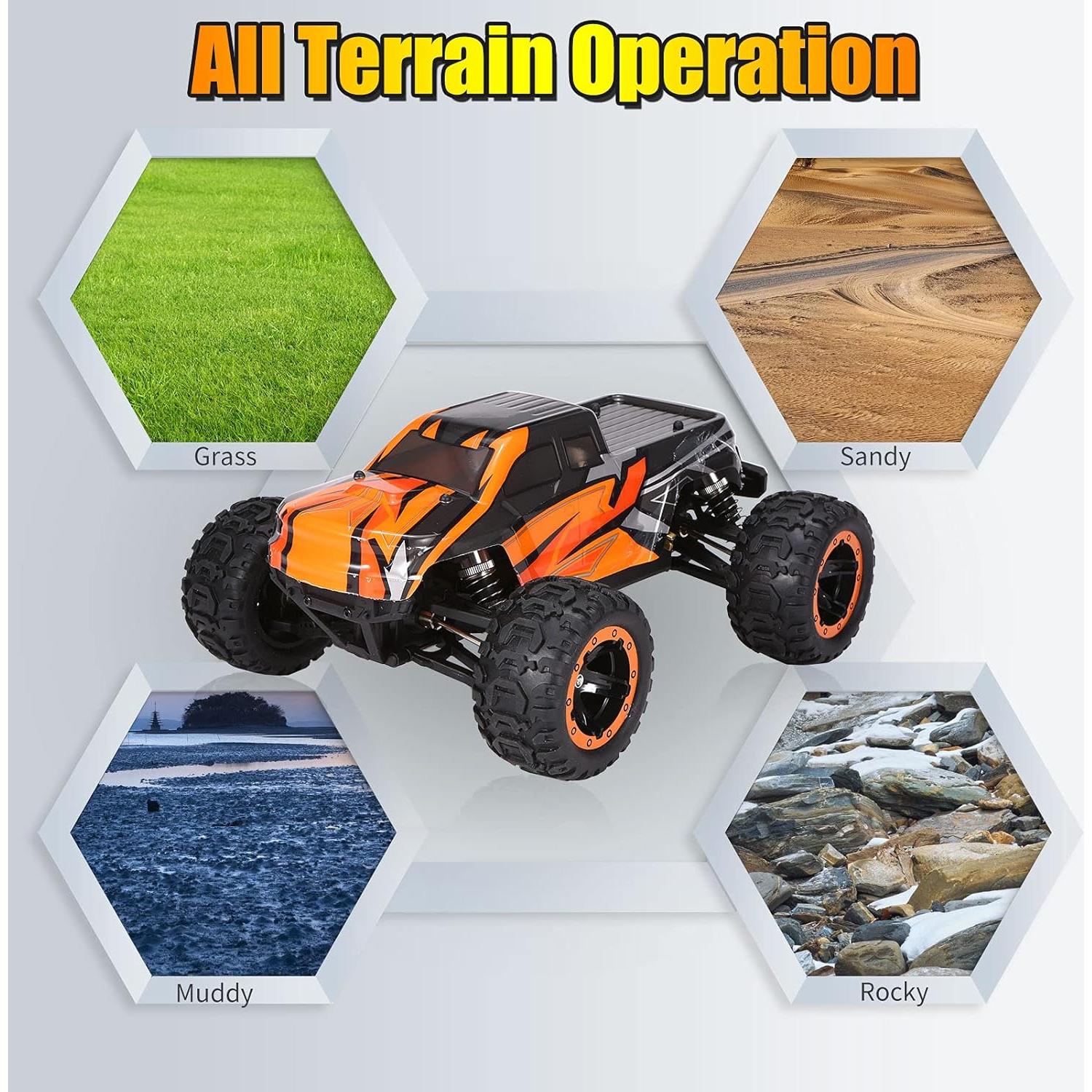 Coche RC GoolRC 1:16 Off-Road 45 km/h 3 Baterías