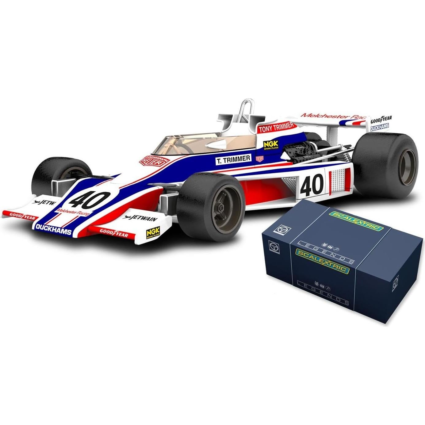 Scalextric C3414A Legend Limited Edition McLaren M23 Tony Trimmer Slot Car (1:32 Scale)