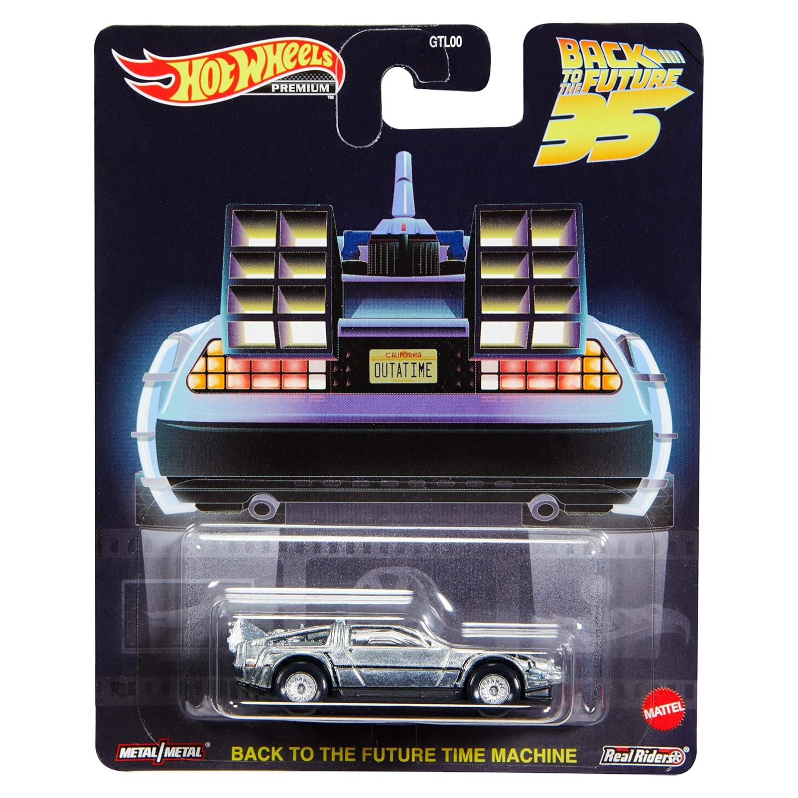 Hot Wheels DeLorean Máquina del Tiempo 35 Aniversario 1:64