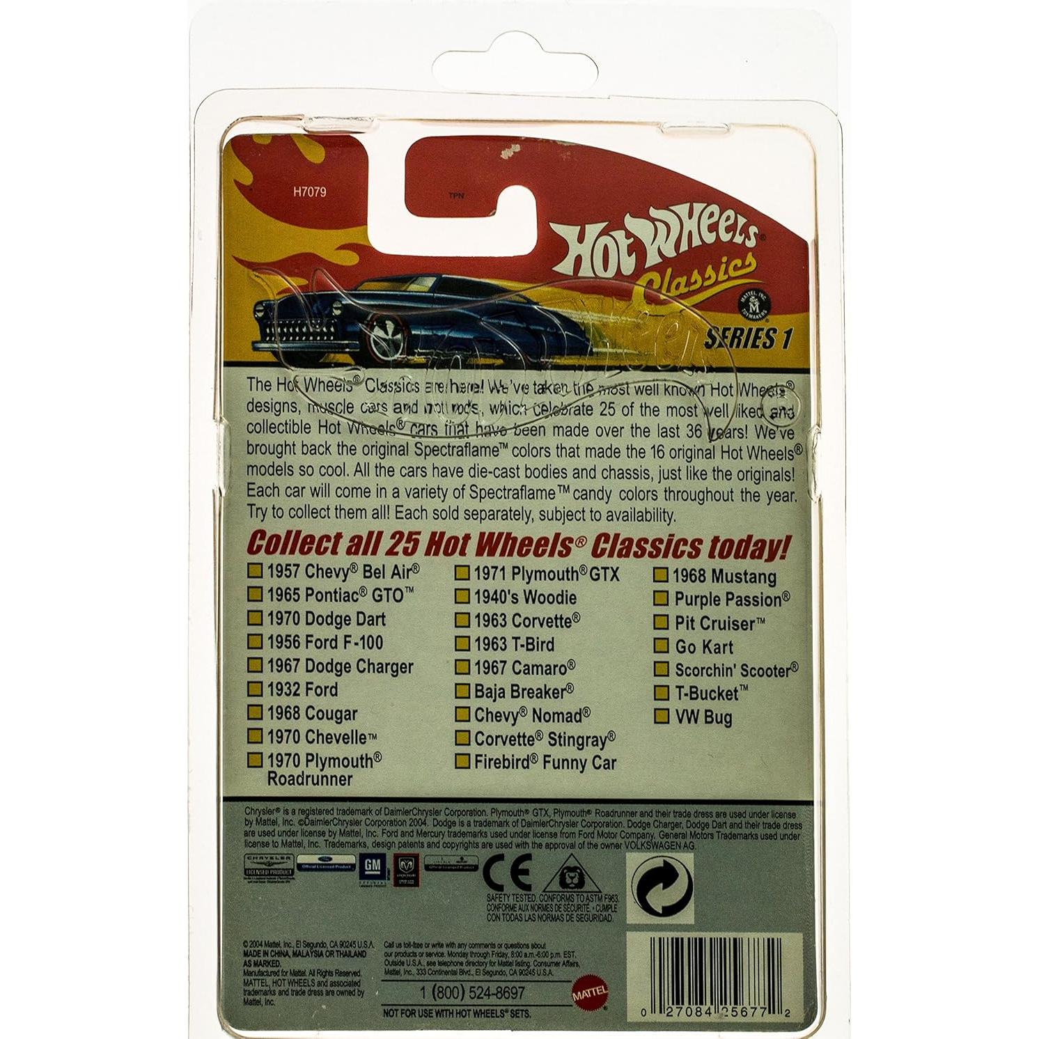 Hot Wheels 1967 Chevy Camaro #14 1:64 Coche Coleccionable