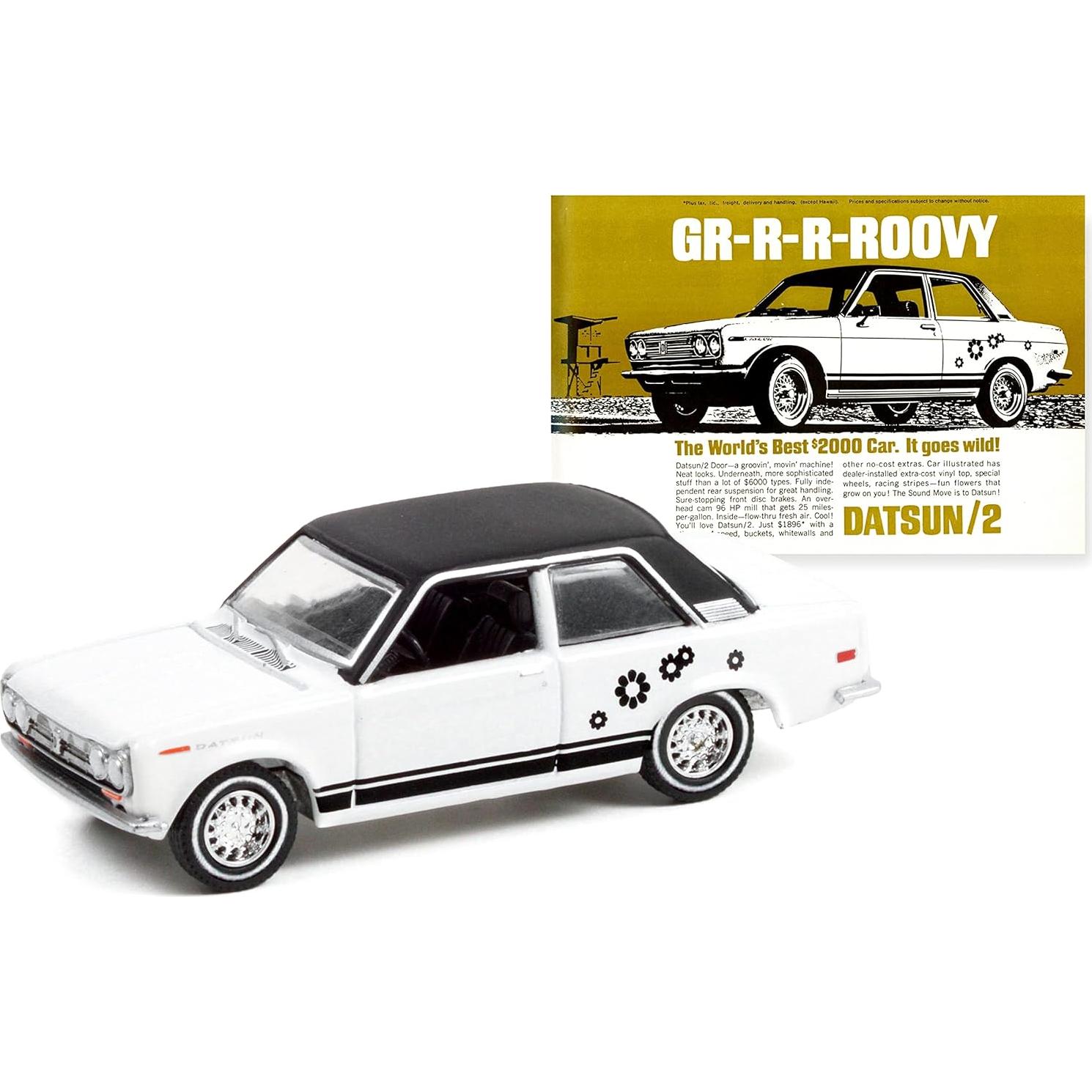 Auto Diecast 1/64 Datsun 510 1969 Greenlight Edición Limitada