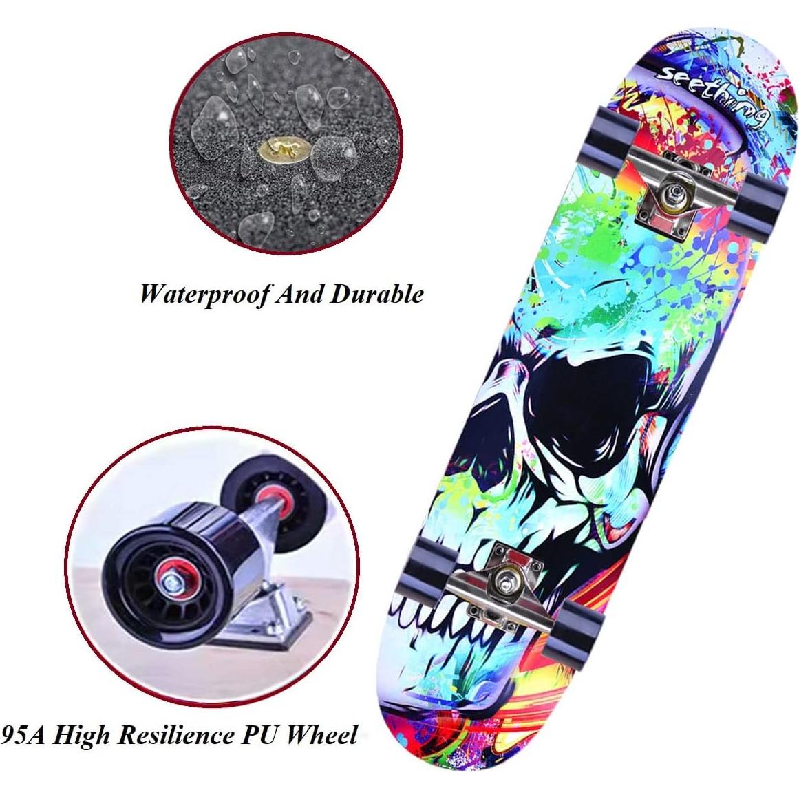 Patineta Gingili Life 31'' Arce 7 Capas para Todos