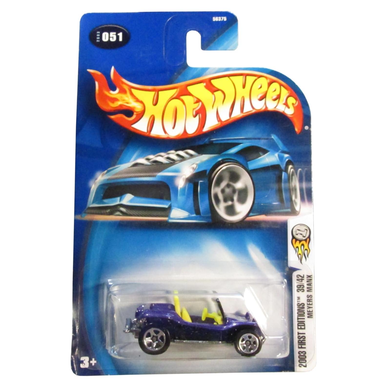 Hot Wheels 2003 Meyers Manx 1:64 Escala Morado Coche de Fundición