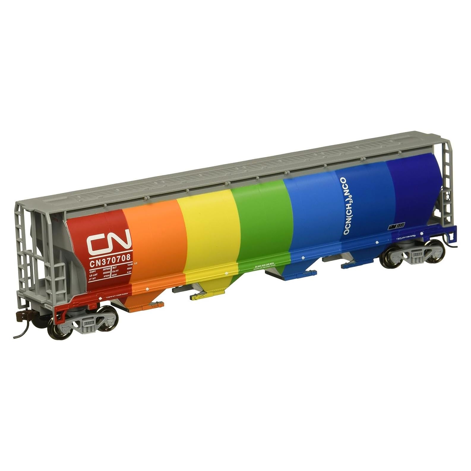 Vagón de Carga Bachmann HO 4 Bahías Grano Nacional