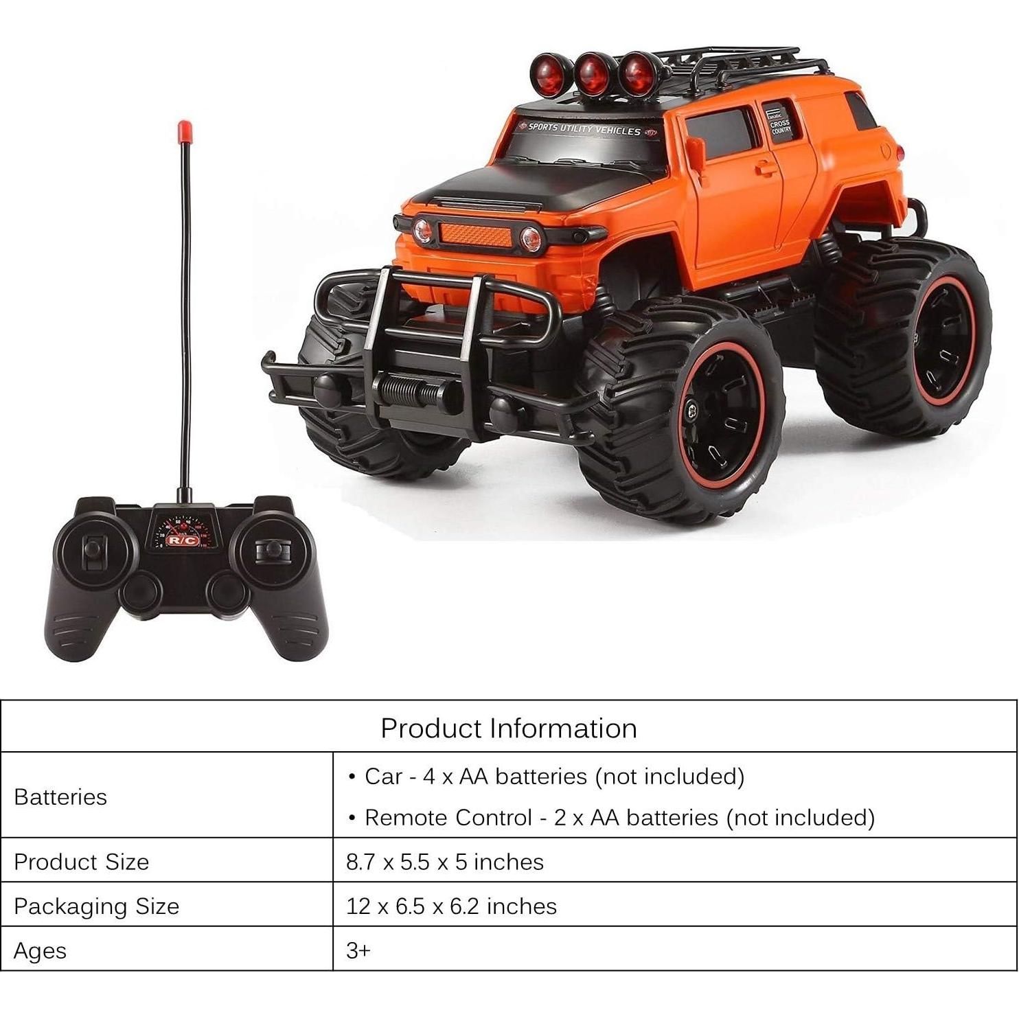 Coche RC Vokodo 1:20 Todo Terreno Naranja 9.66 km/h