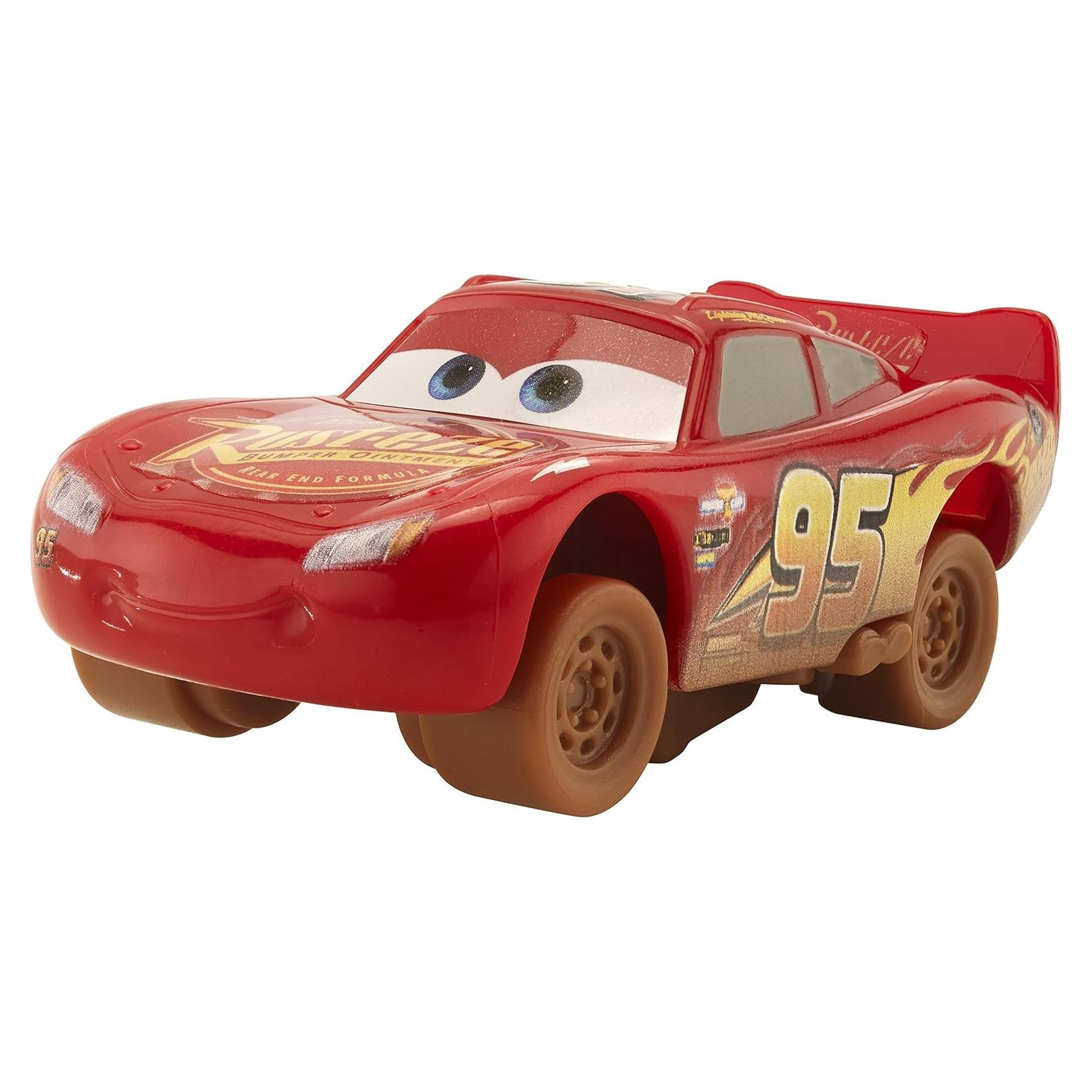 Vehículo Crazy 8 McQueen Mattel 1:55 para chocar